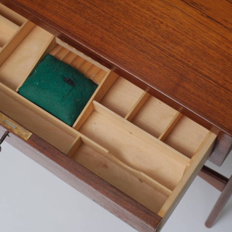 1960s Danish Teak Sewing Table