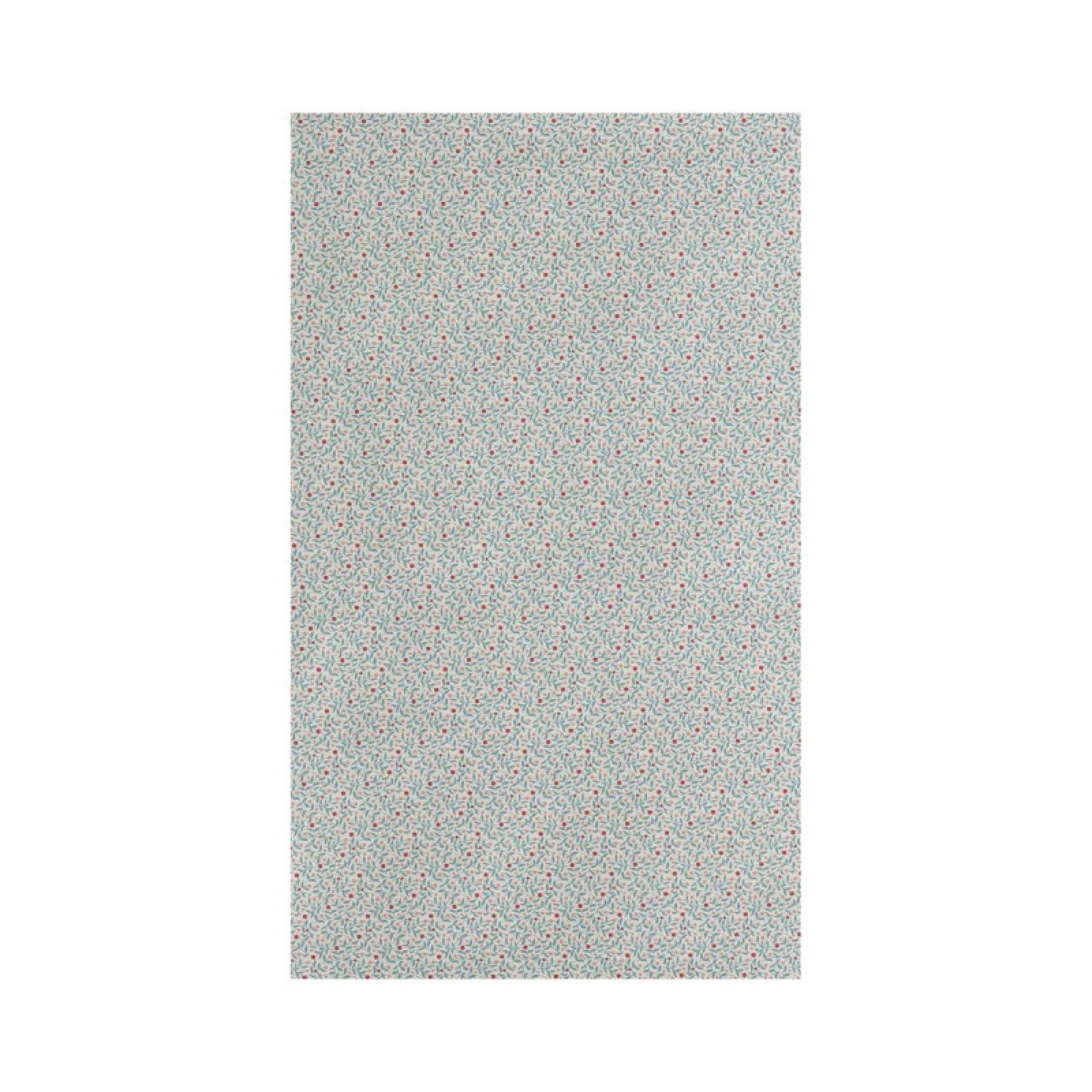 10M Roll Wrap - Berry Branches In Dusty Blue By Maileg
