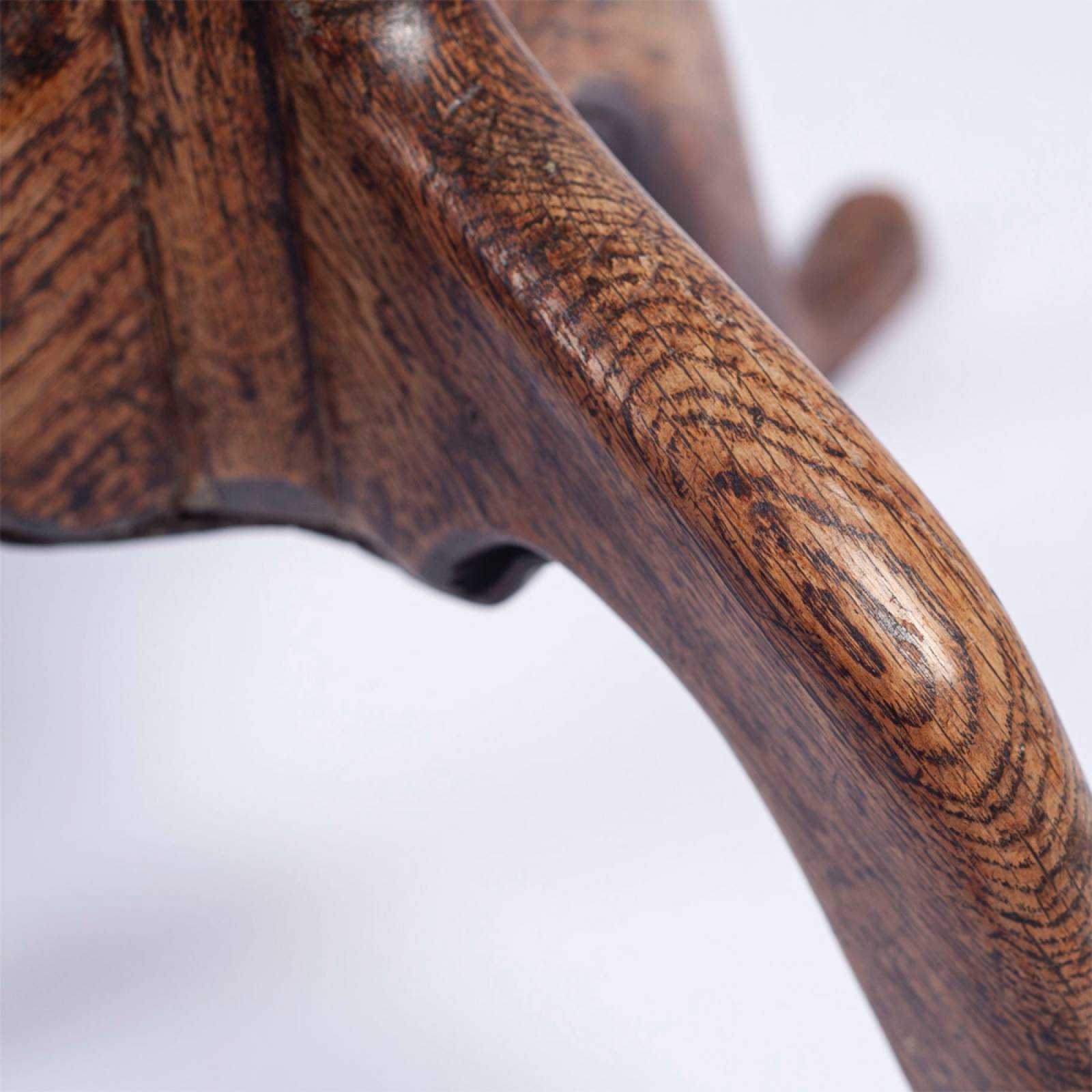 1920s Circular Oak Tripod Side Table thumbnails