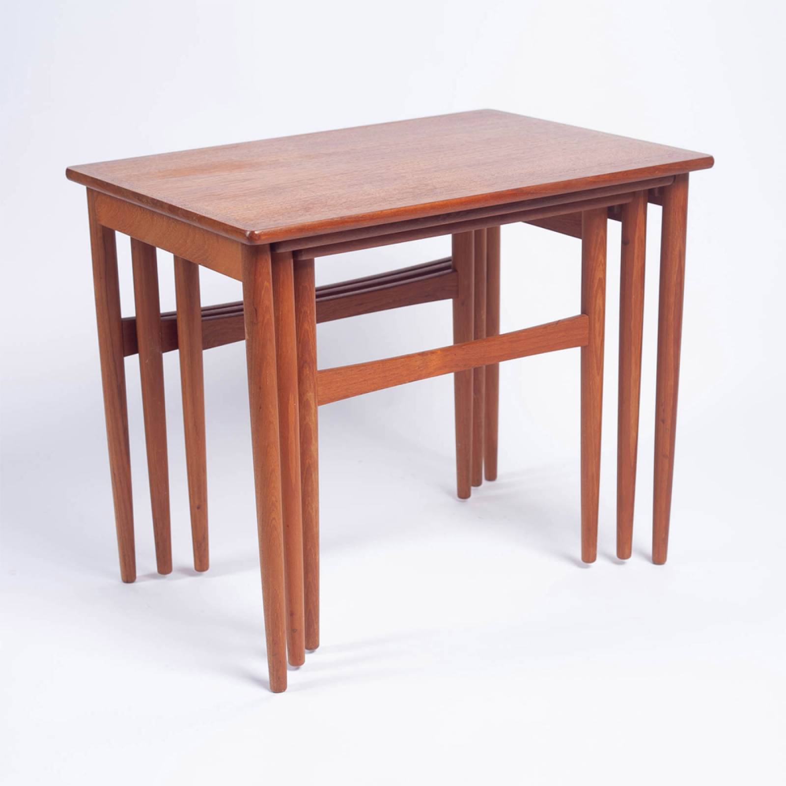 1960s Danish Teak Nest Of Side Tables by BR Møbler Gelsted thumbnails