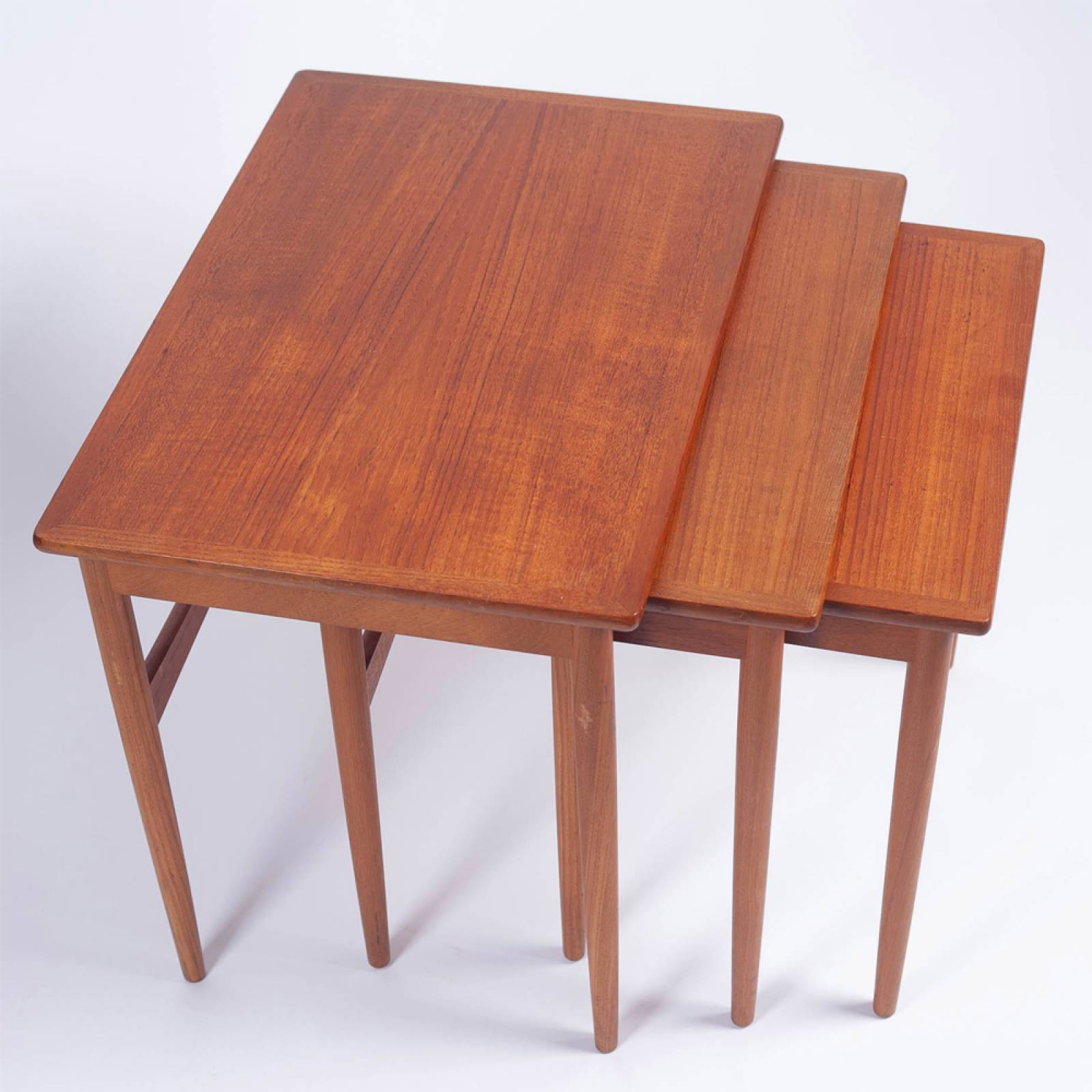 1960s Danish Teak Nest Of Side Tables by BR Møbler Gelsted thumbnails