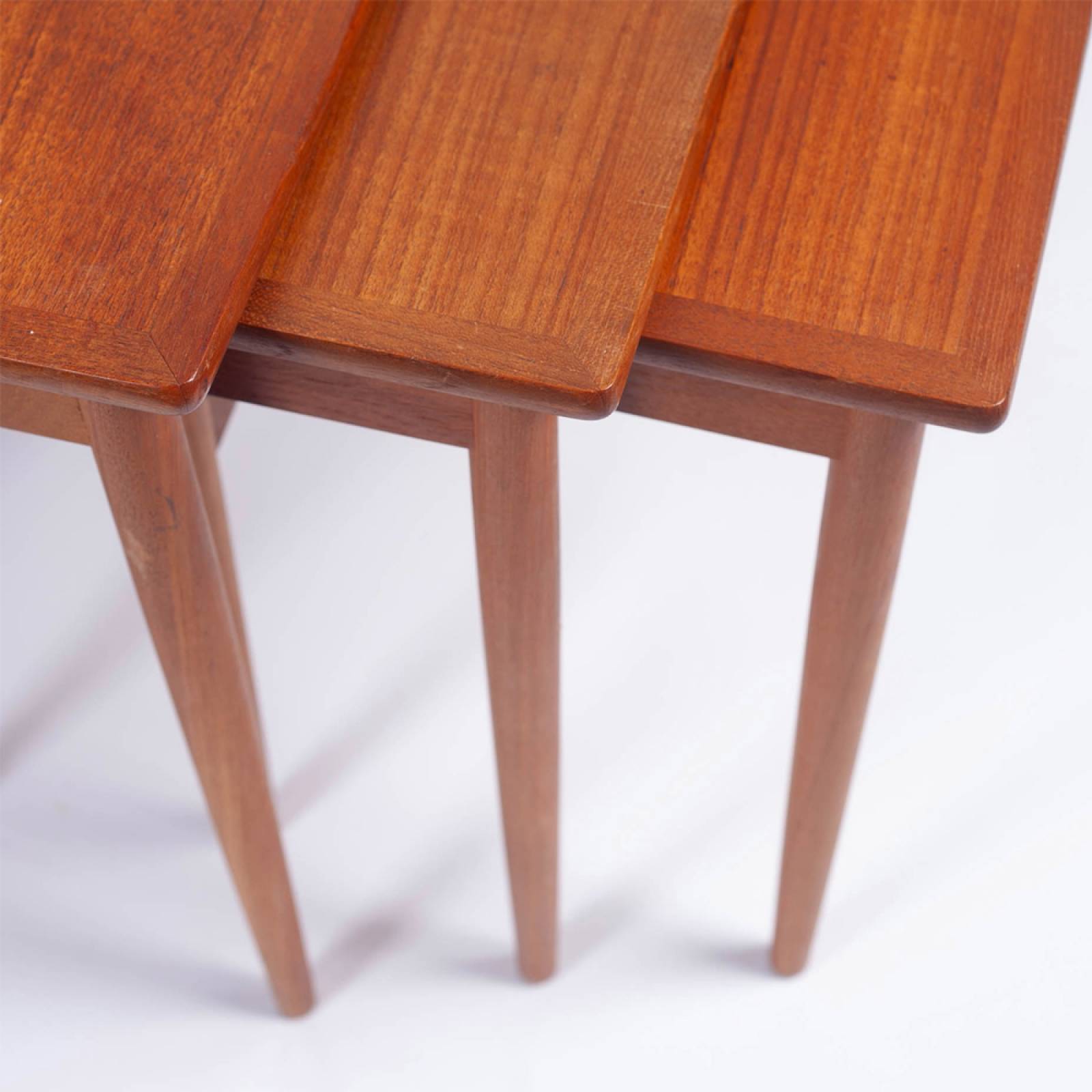 1960s Danish Teak Nest Of Side Tables by BR Møbler Gelsted thumbnails