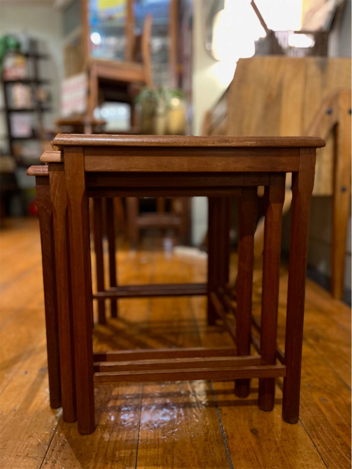 1960s Set of 3 Teak Nesting Tables By Toften Mobelfabrik thumbnails
