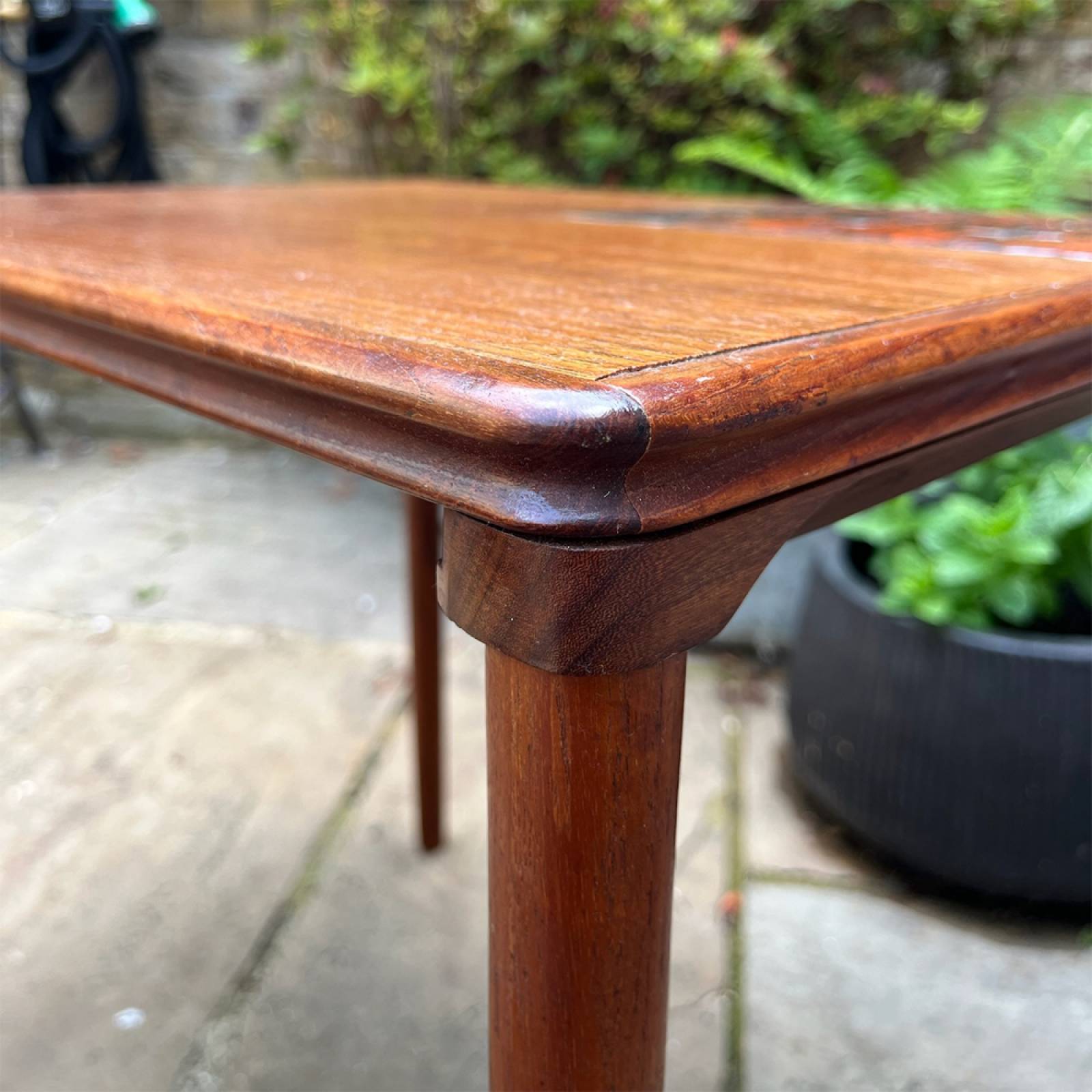 1960s Teak Nest Of Tables With Tile Top By H.W Klein For Bramin thumbnails
