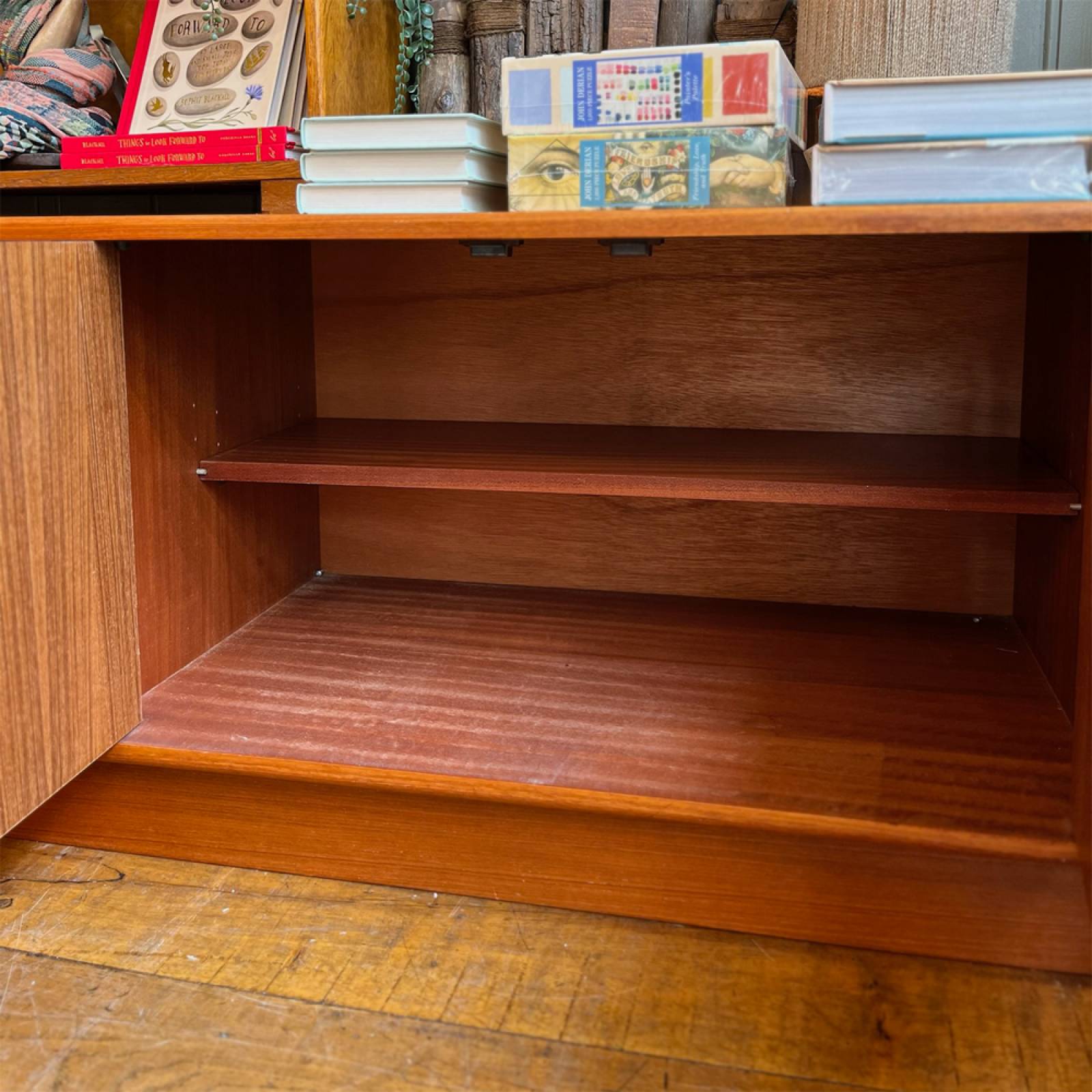1960s Vintage Low Teak Sideboard By G Plan thumbnails