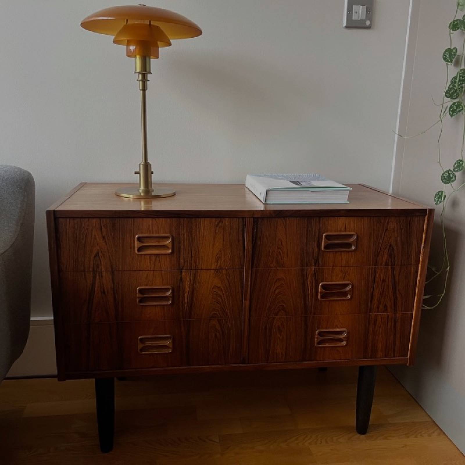 1970s Danish Rosewood Chest Of Drawers By Emil Clausen