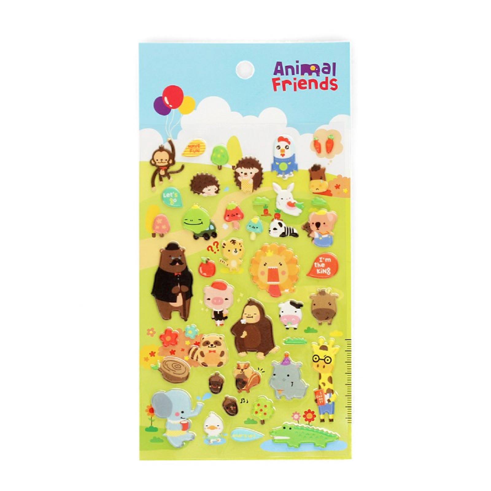 3D Puffy Stickers - Animal Friends