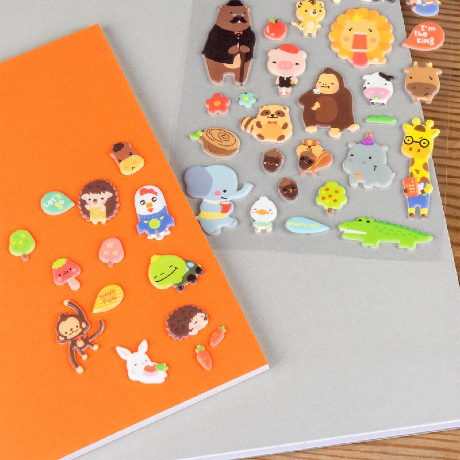 3D Puffy Stickers - Animal Friends thumbnails