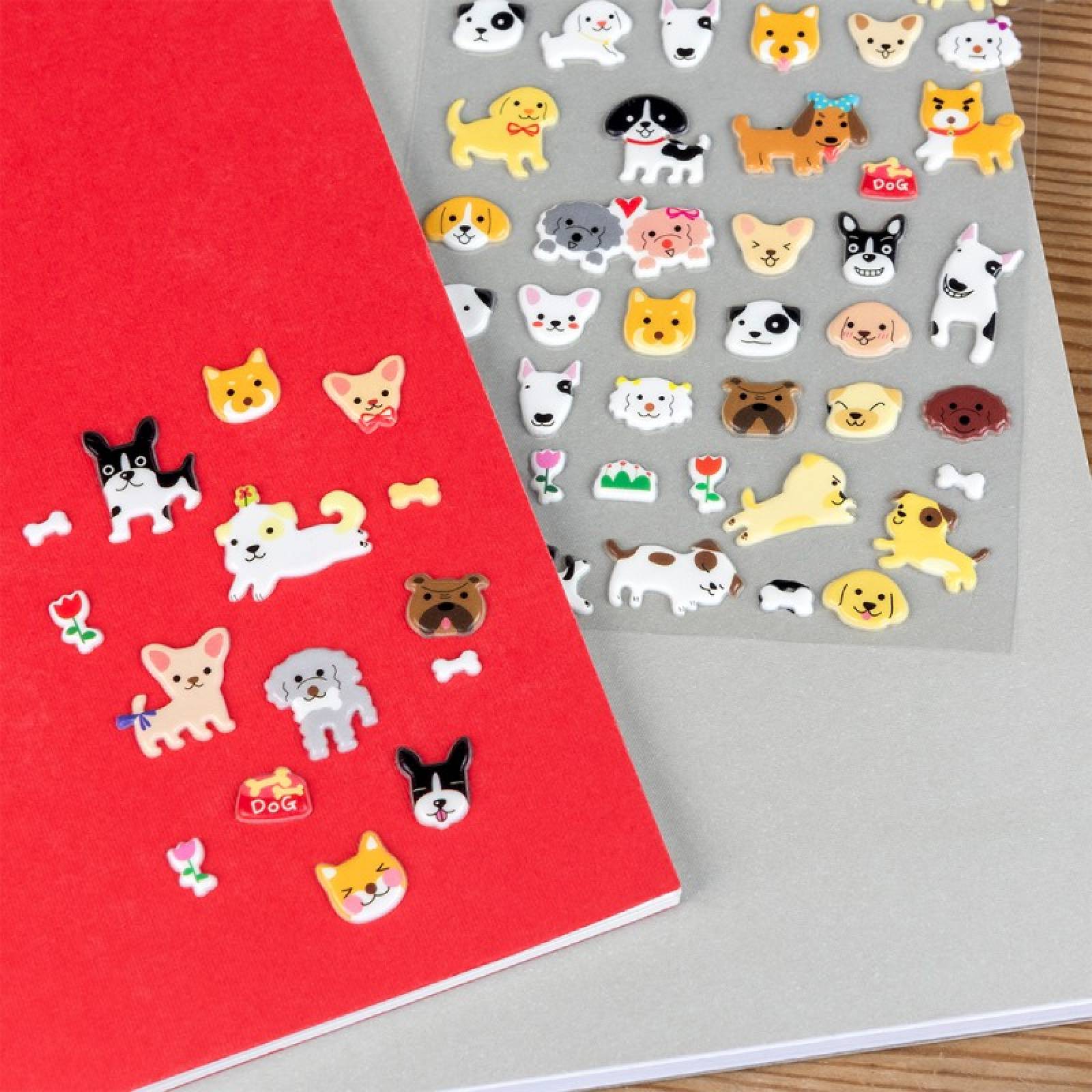 3D Puffy Stickers - Dogs thumbnails