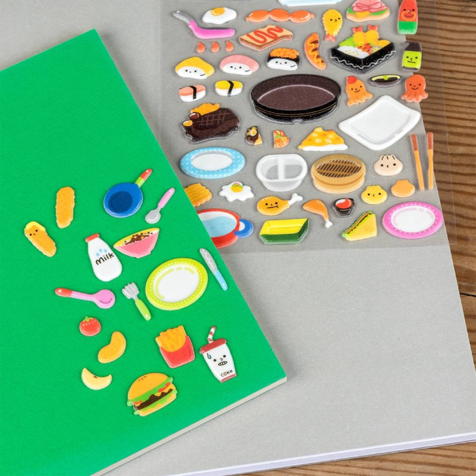 3D Puffy Stickers - Lunch Box thumbnails