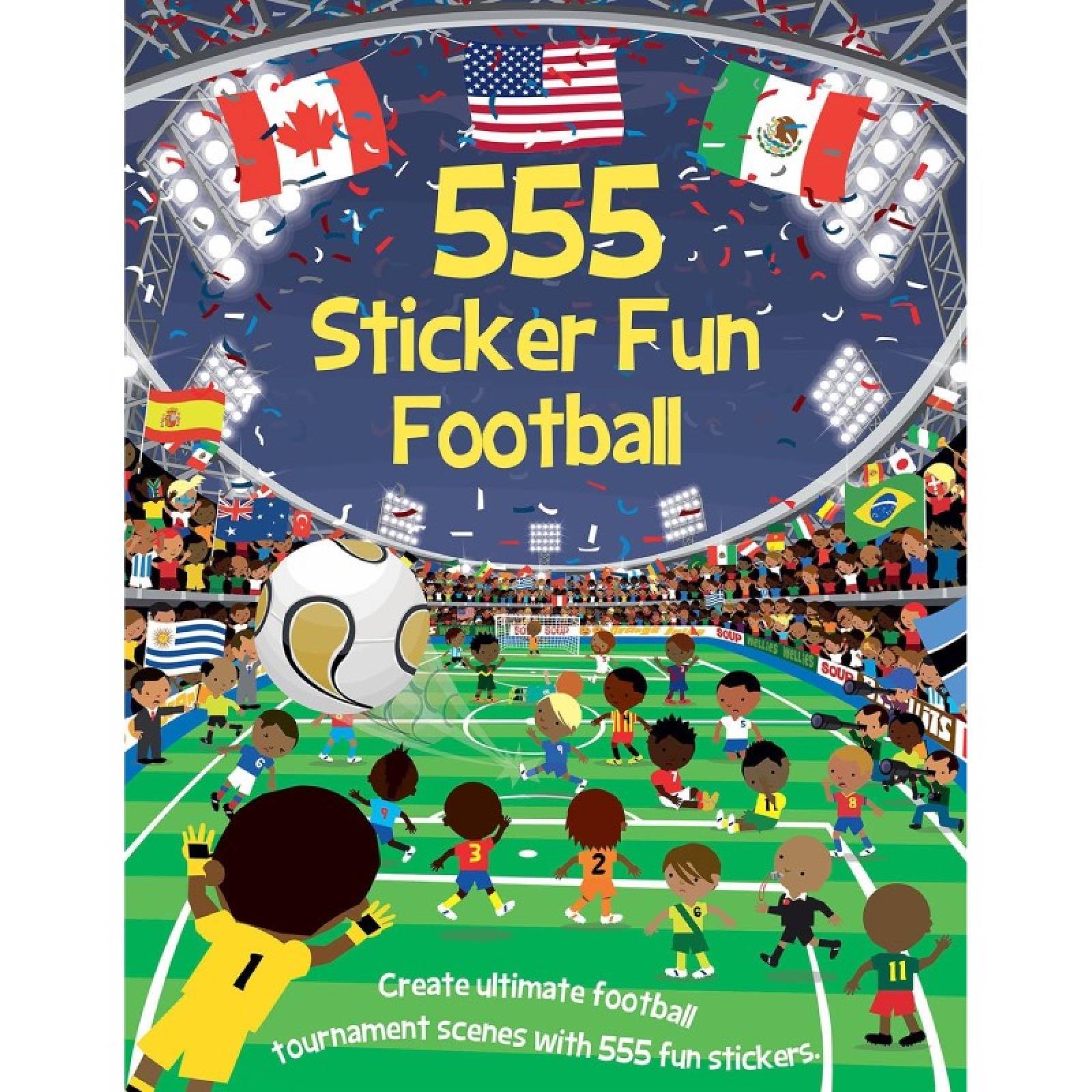 555 Sticker Fun: Football - Sticker Book