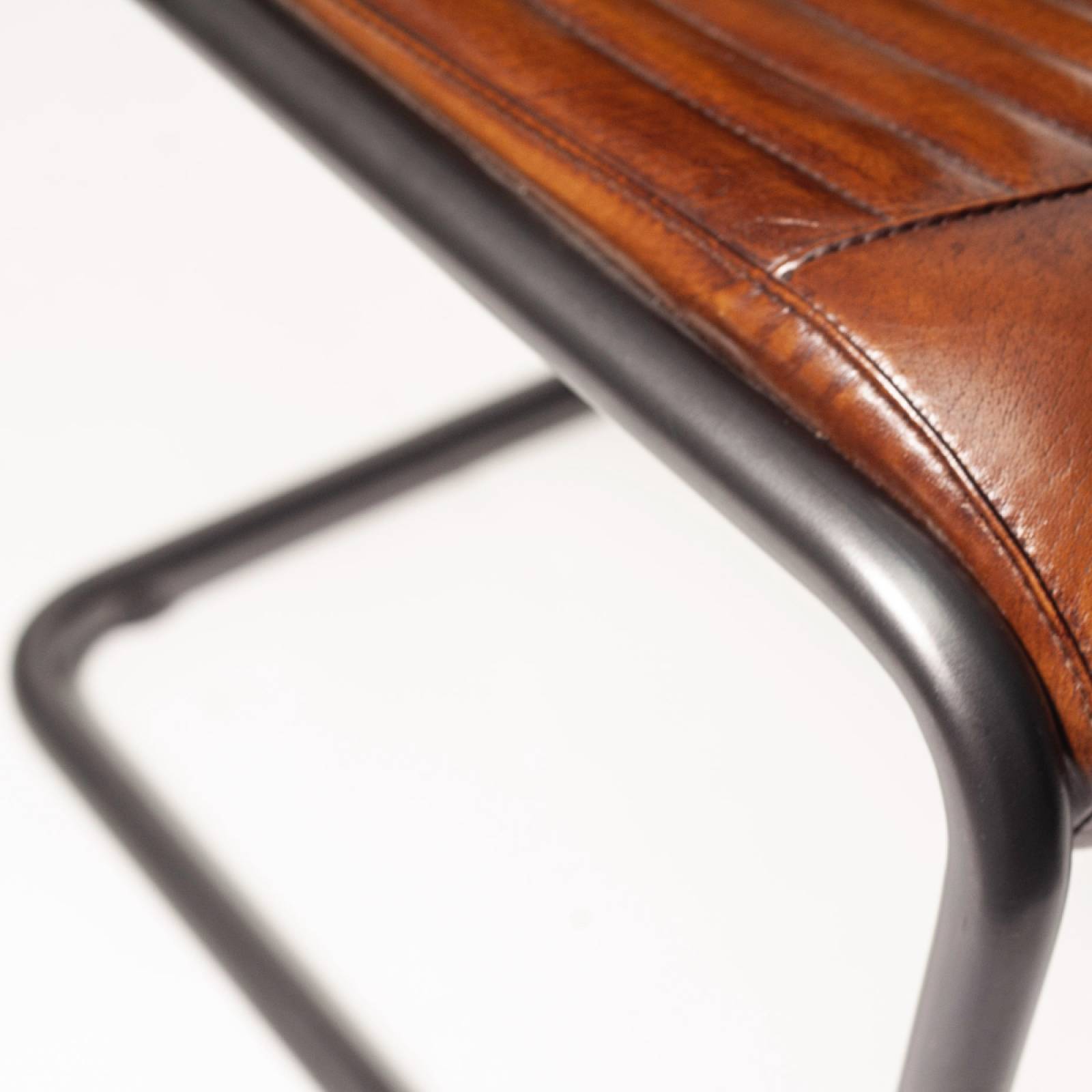 Bauhaus Cantilever Leather & Steel Chair thumbnails