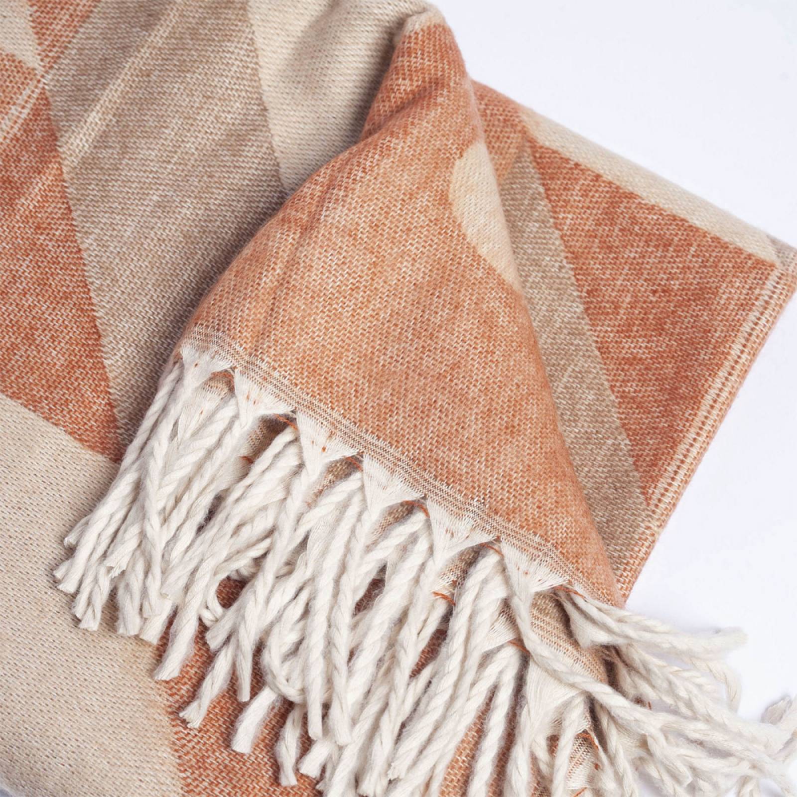 Abstract Blanket Throw In Cassis Stone thumbnails