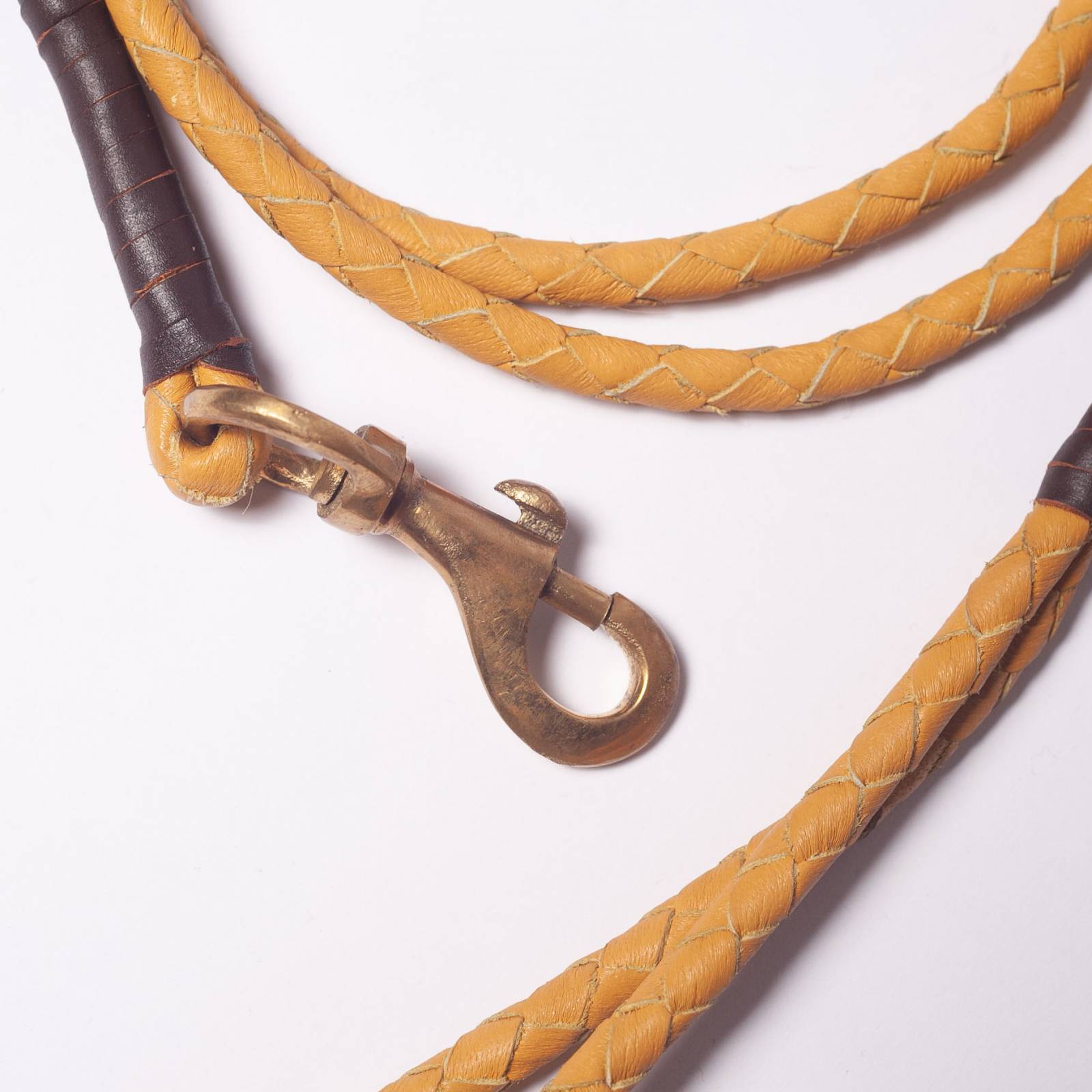 Windsor Leather Dog Lead In Wheat thumbnails