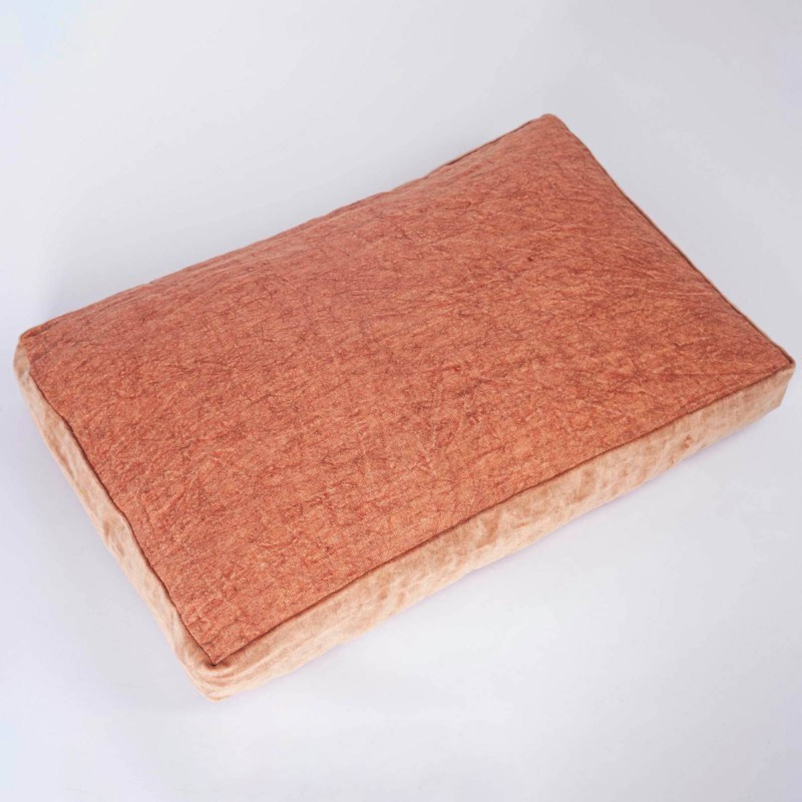 Alpha Rectangular Linen Cushion In Cinnamon 60x40 thumbnails