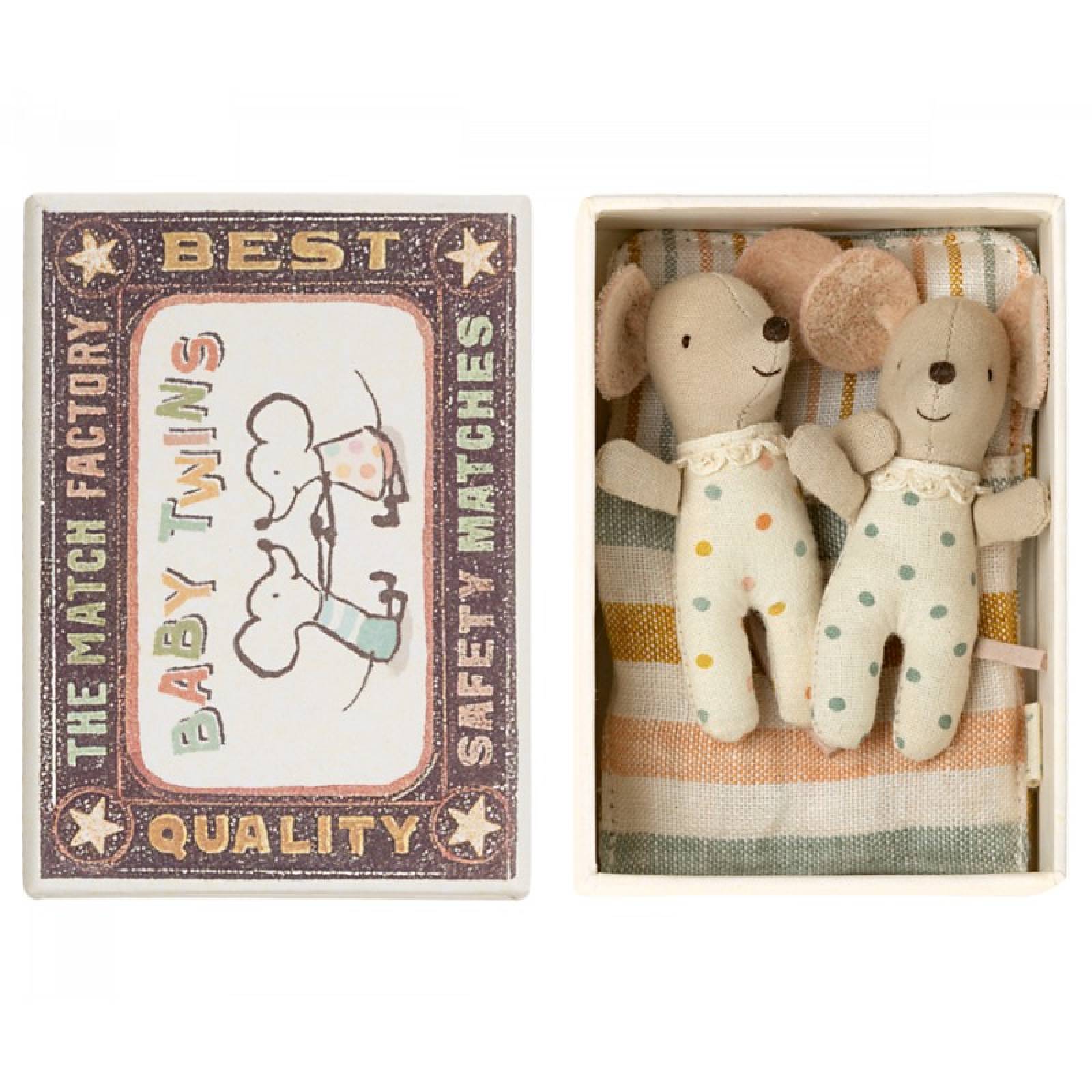 Baby Mice Twins In Matchbox By Maileg 3+ thumbnails