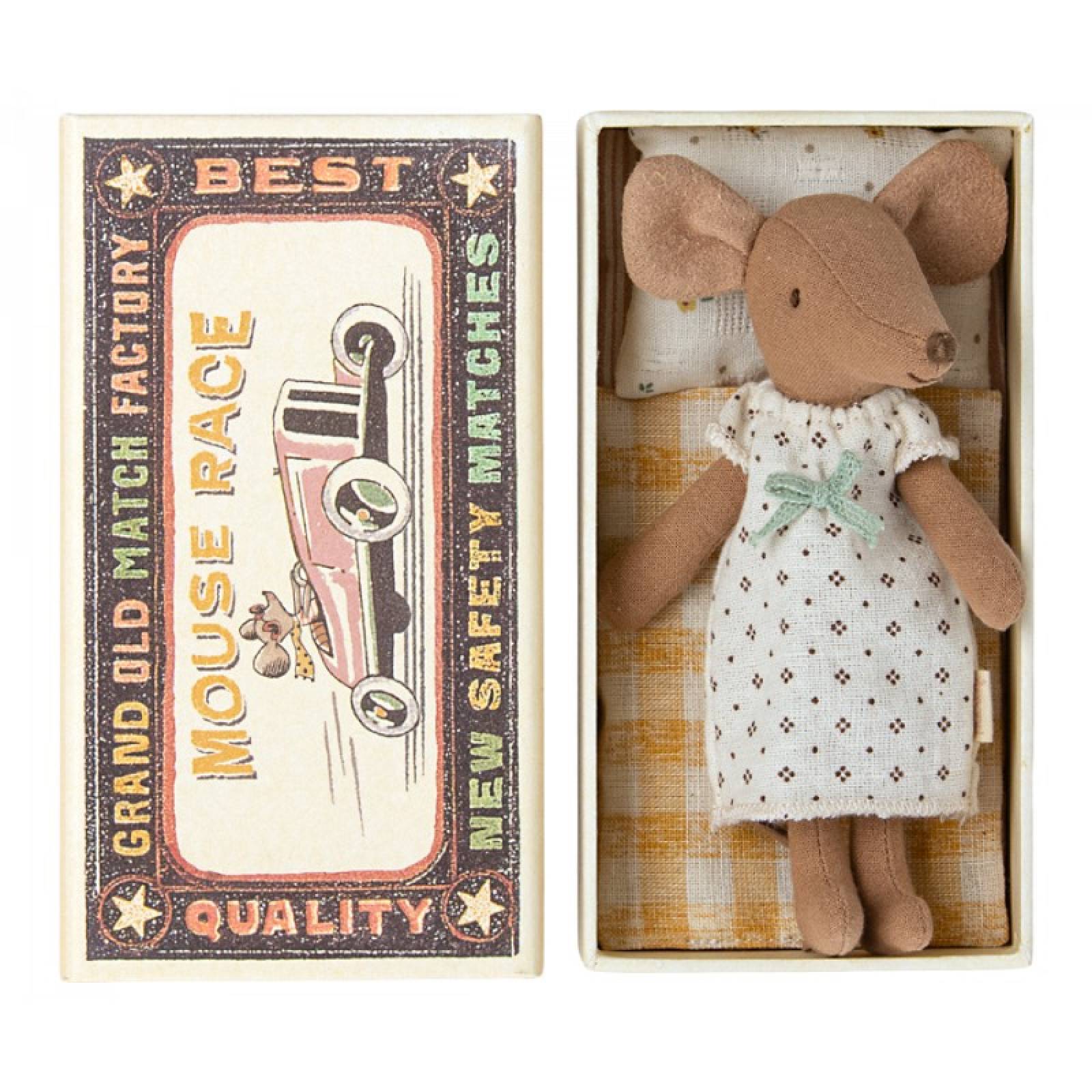 Big Sister Mouse In Matchbox By Maileg 3+ thumbnails