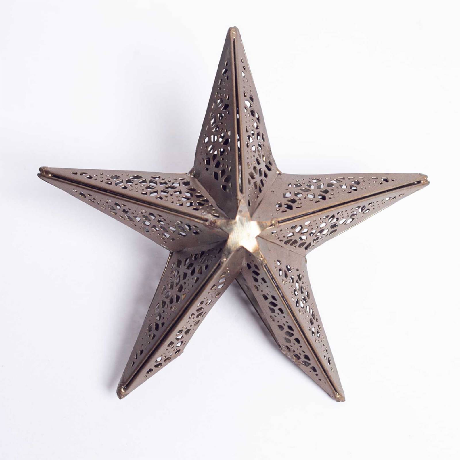 Bishakha Star Metal Tree Topper In Brass