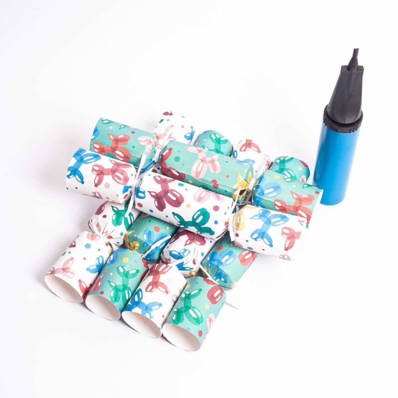 Box Of 6 Balloon Modelling Christmas Crackers thumbnails