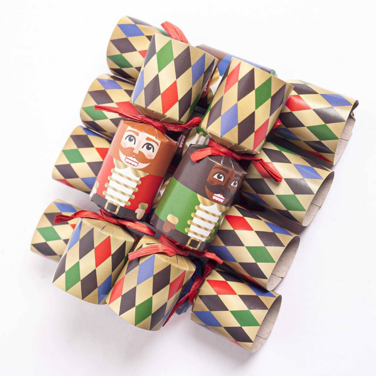 Box Of 6 Mini Nutcracker Christmas Crackers thumbnails