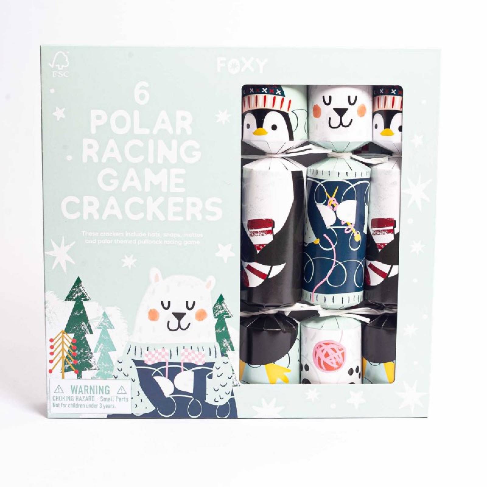 Box Of Polar Racing Game Christmas Crackers