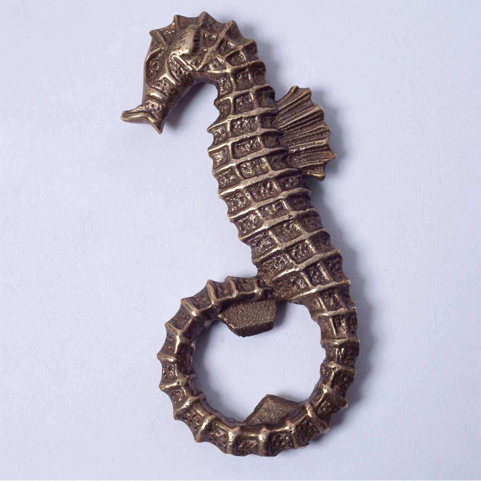 Brass Seahorse Bottle Opener