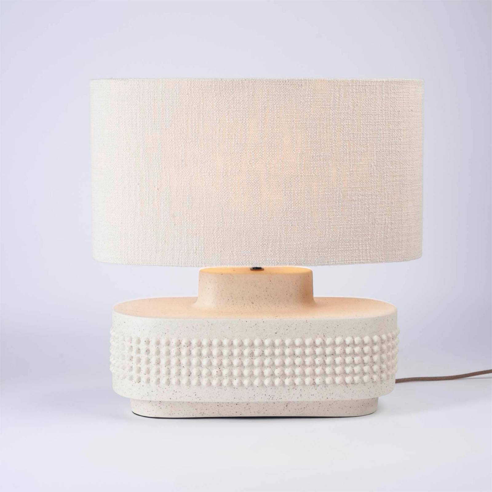 Bruceis Oval Ceramic Table Lamp With Shade thumbnails