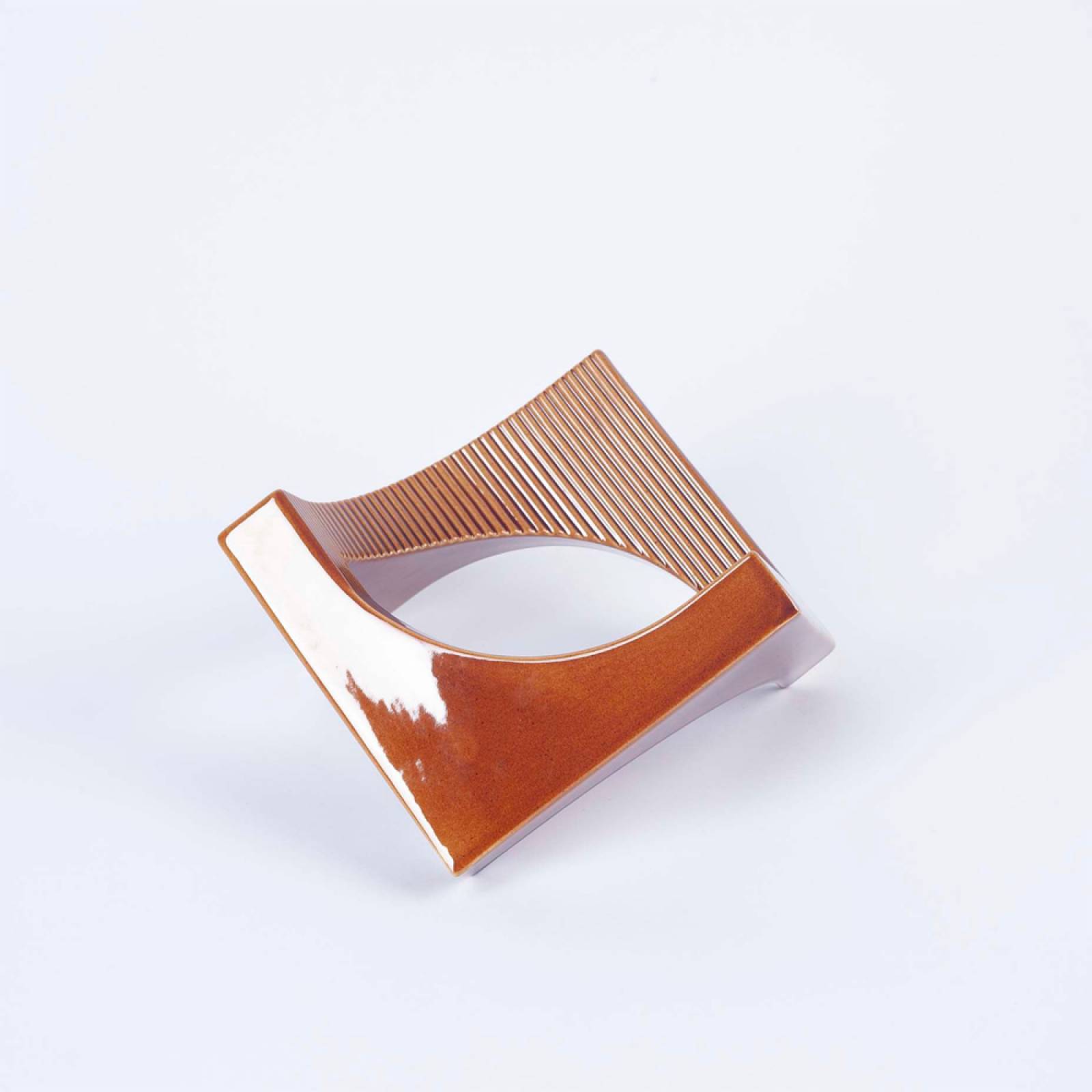 Ceramic Gio Bookends In Caramel thumbnails