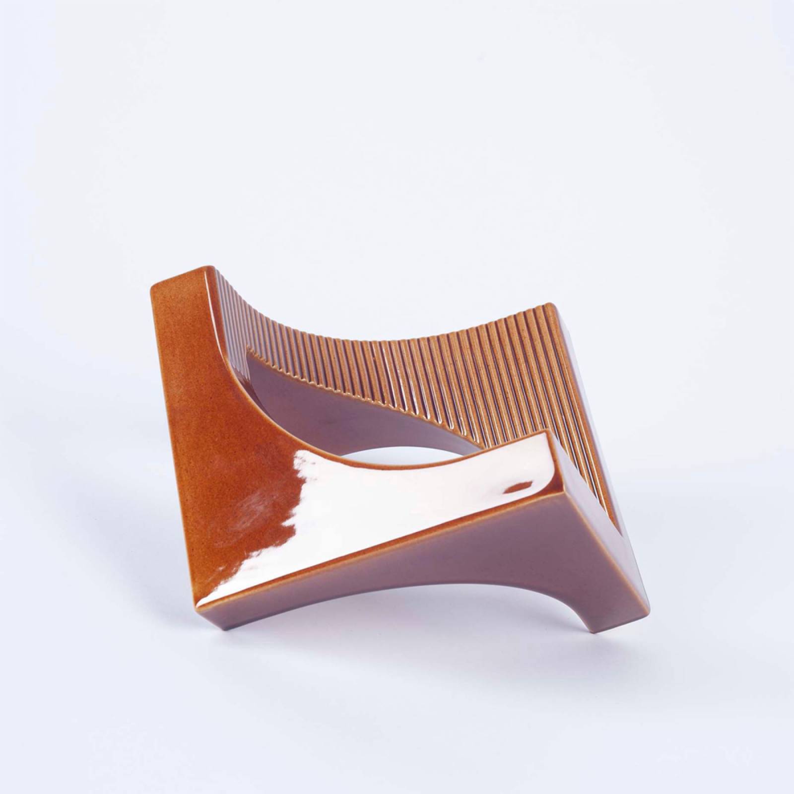 Ceramic Gio Bookends In Caramel thumbnails