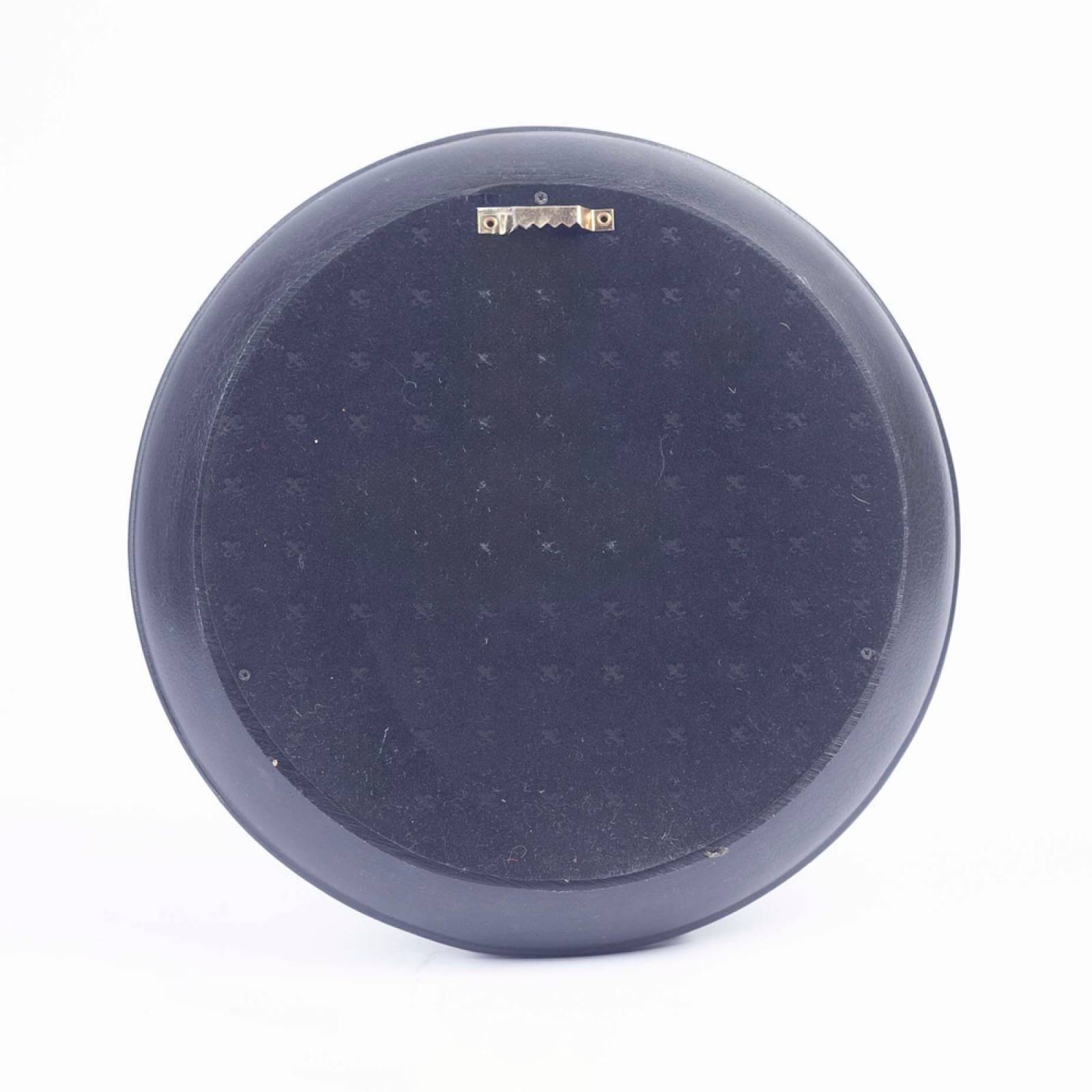 Circular Convex Mirror With Black & Gold Patinated Frame D:26.cm thumbnails