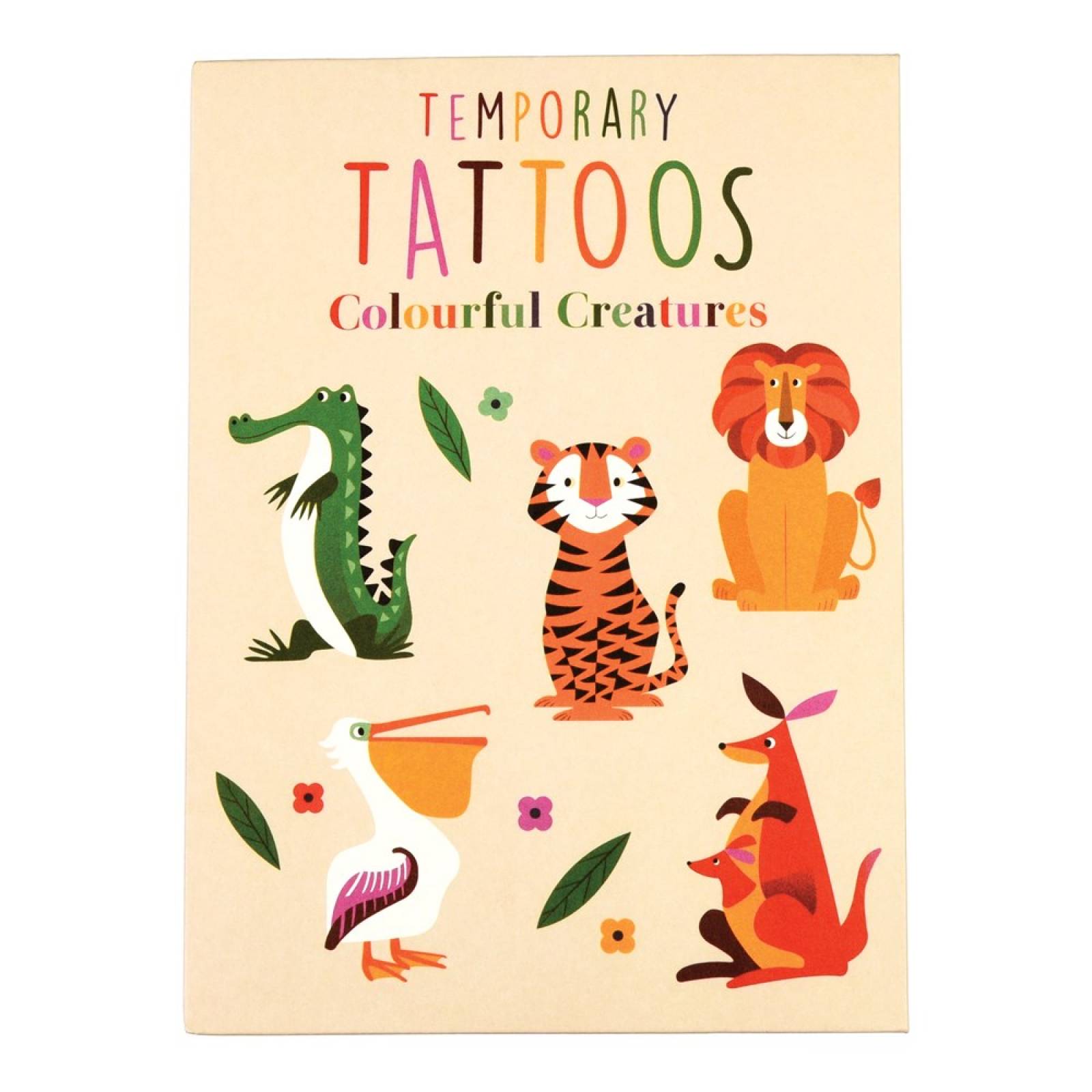 Colourful Creatures Temporary Tattoos 3+