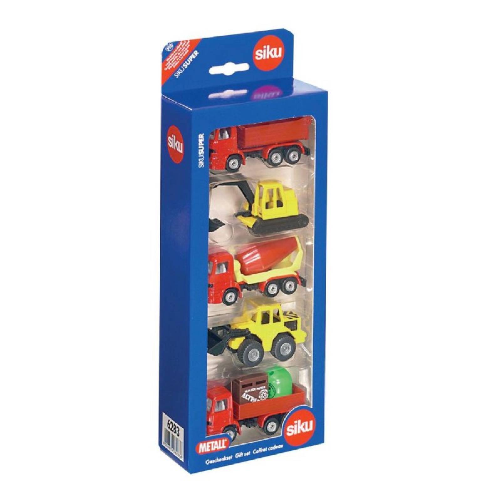 Construction Gift Set - 5 x Single Die-Cast Toy Vehicles 6283