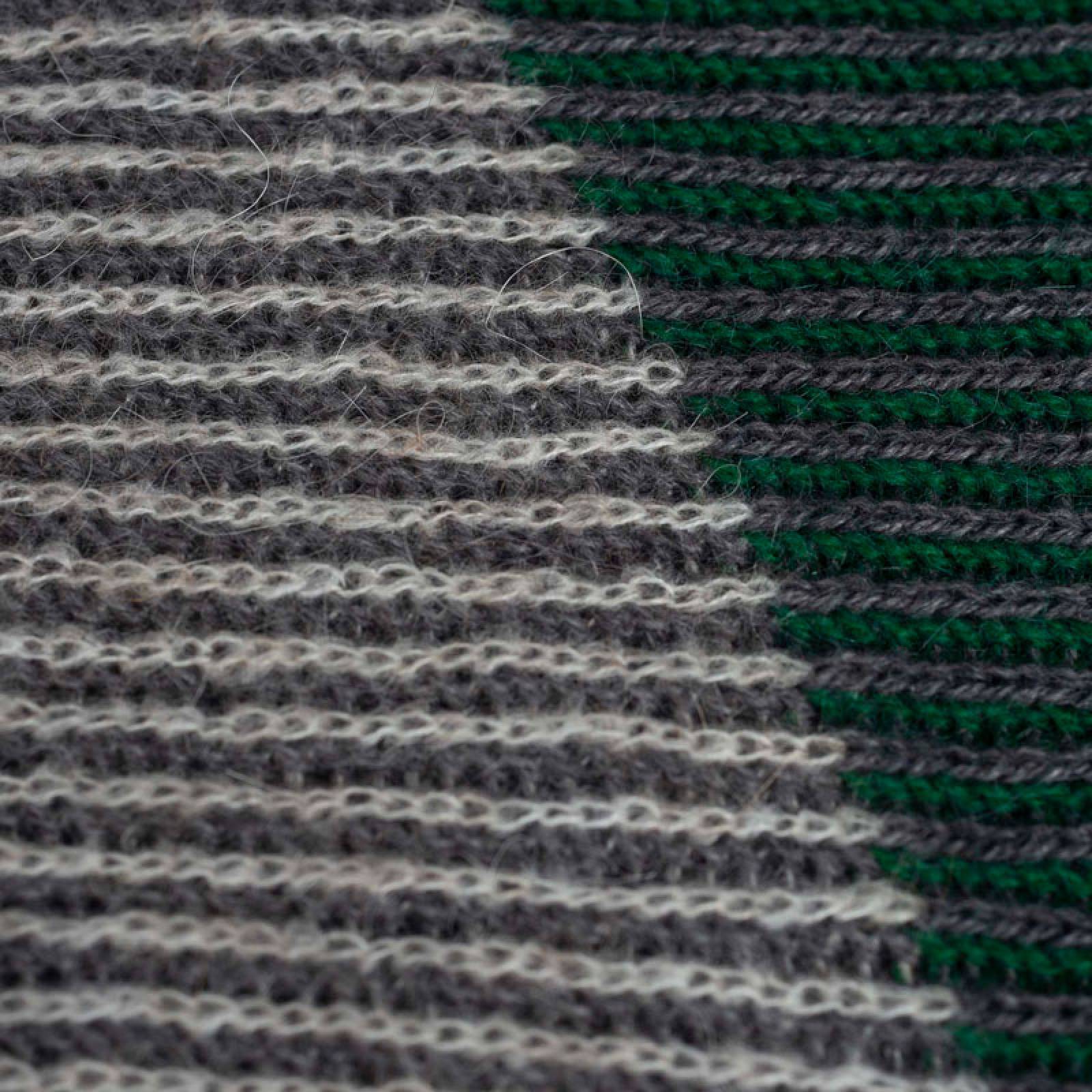 Dark Green Olly Triangle Alpaca Scarf thumbnails