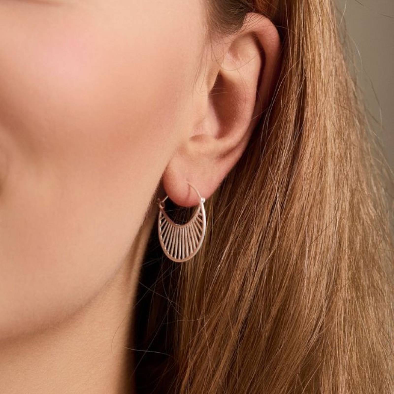 Daylight Hoop Earrings In Silver By Pernille Corydon thumbnails