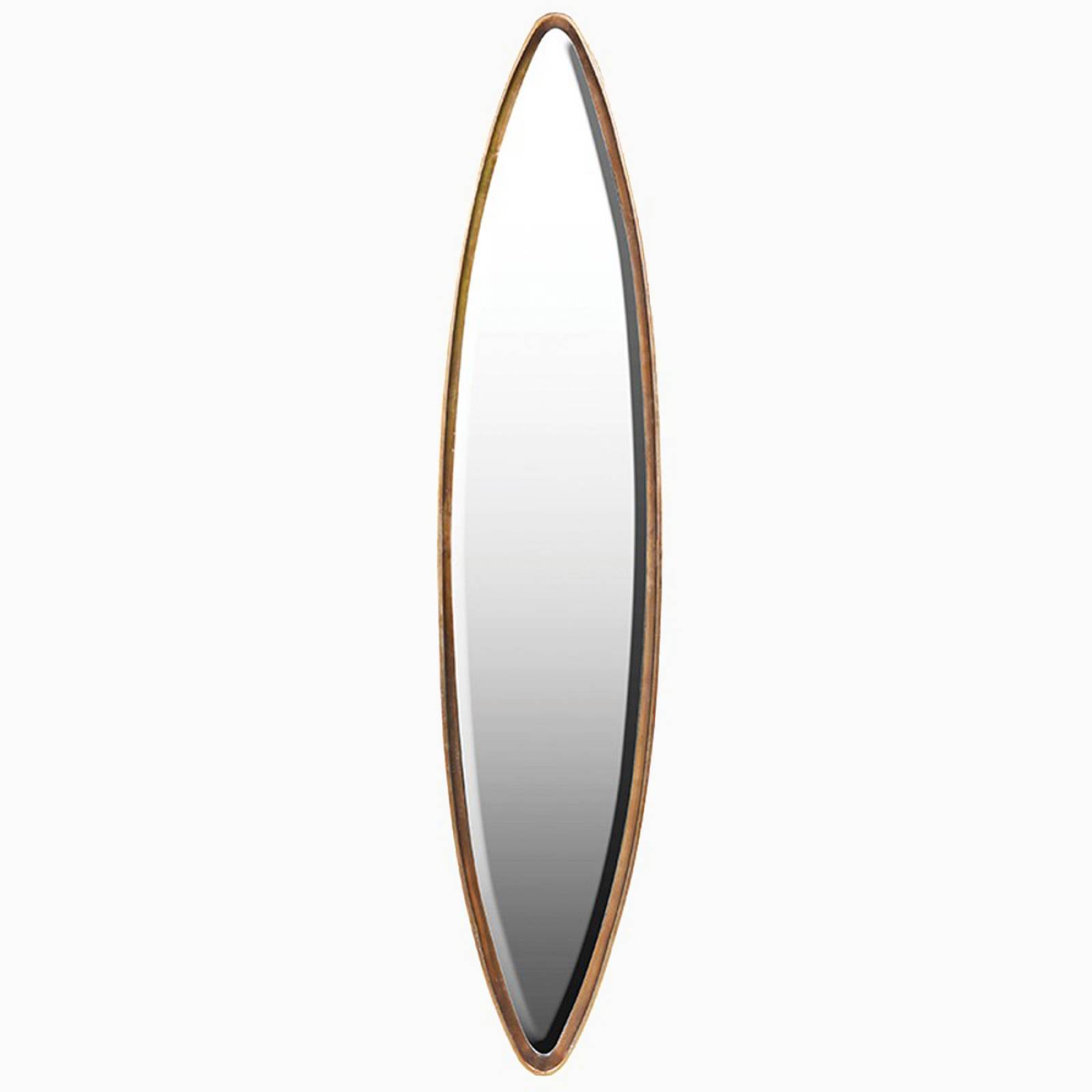 Elipse Wall Mirror With Gold Frame thumbnails