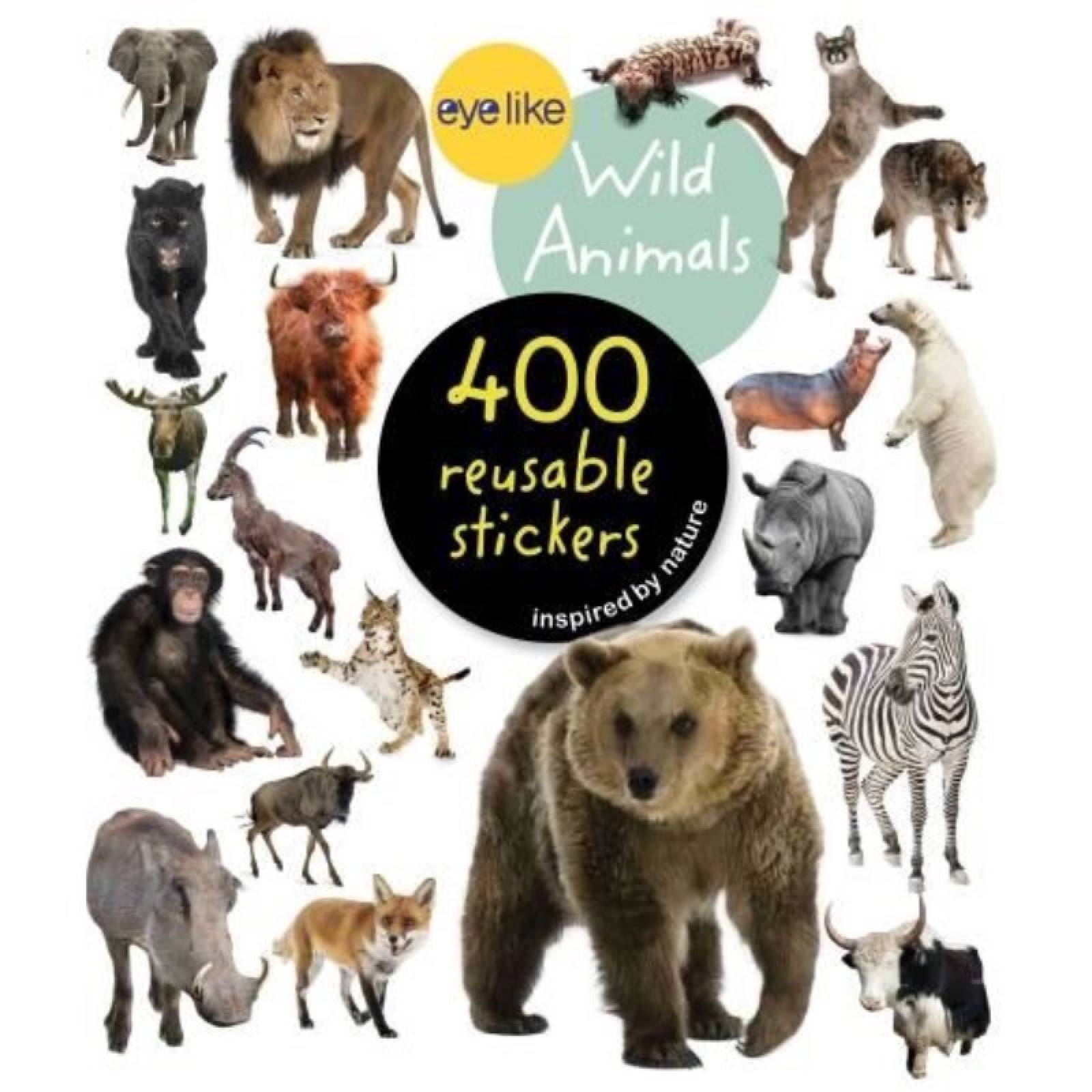 Eyelike Stickers: Wild Animals - Sticker Book