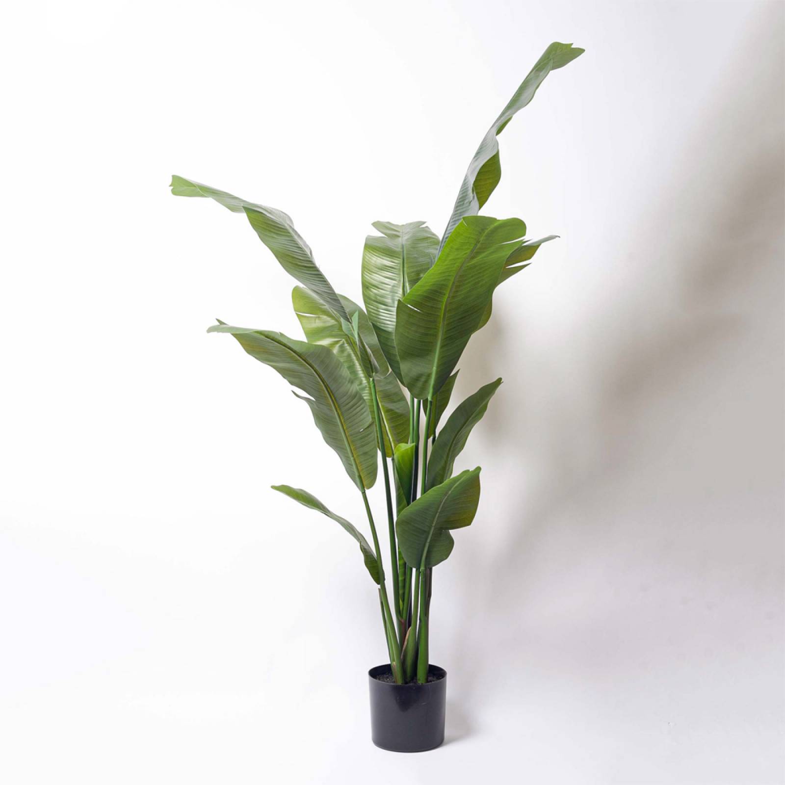 Faux Strelitzia Banana Leaf Plant In Pot