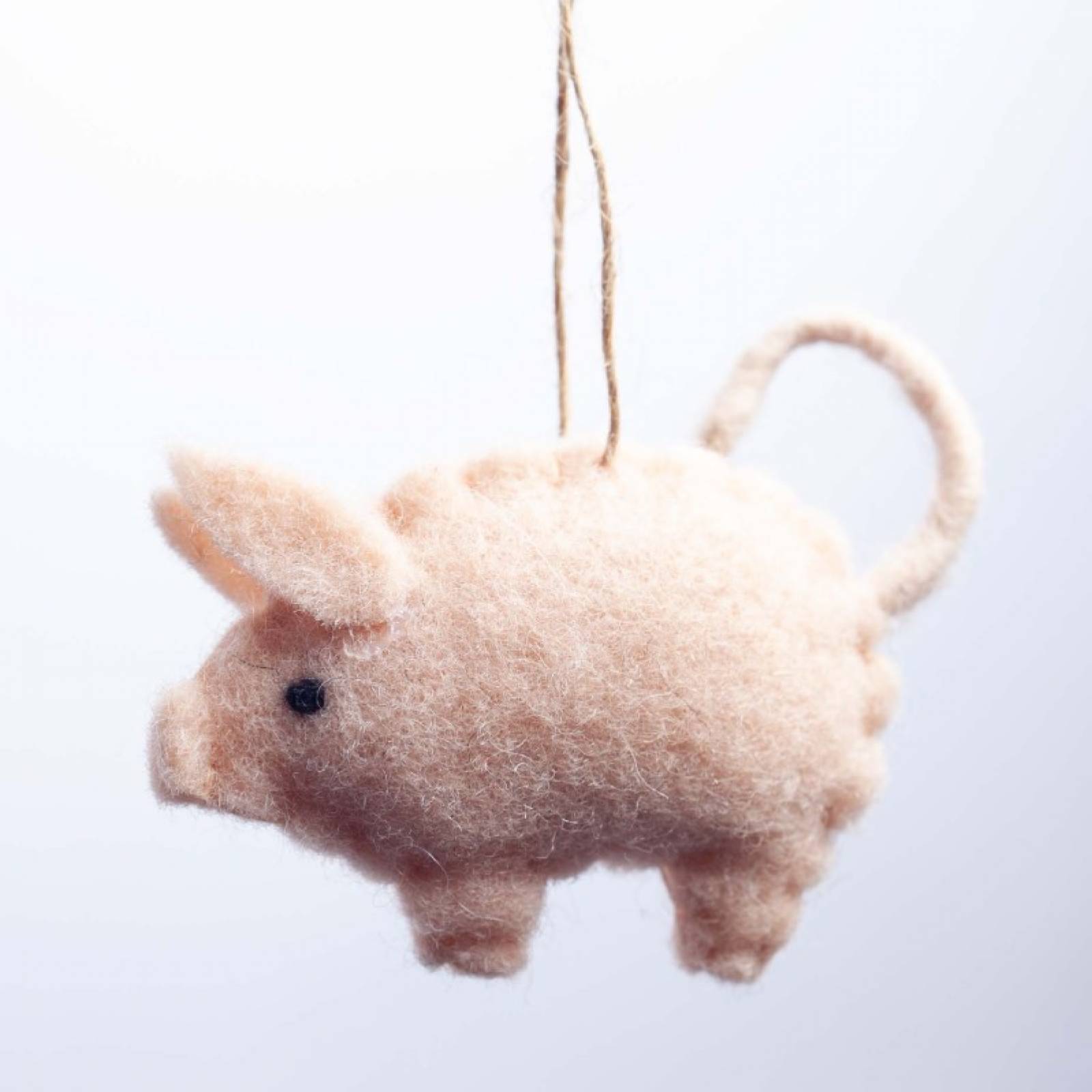 Felt Farm Animal Hanging Christmas Decoration thumbnails