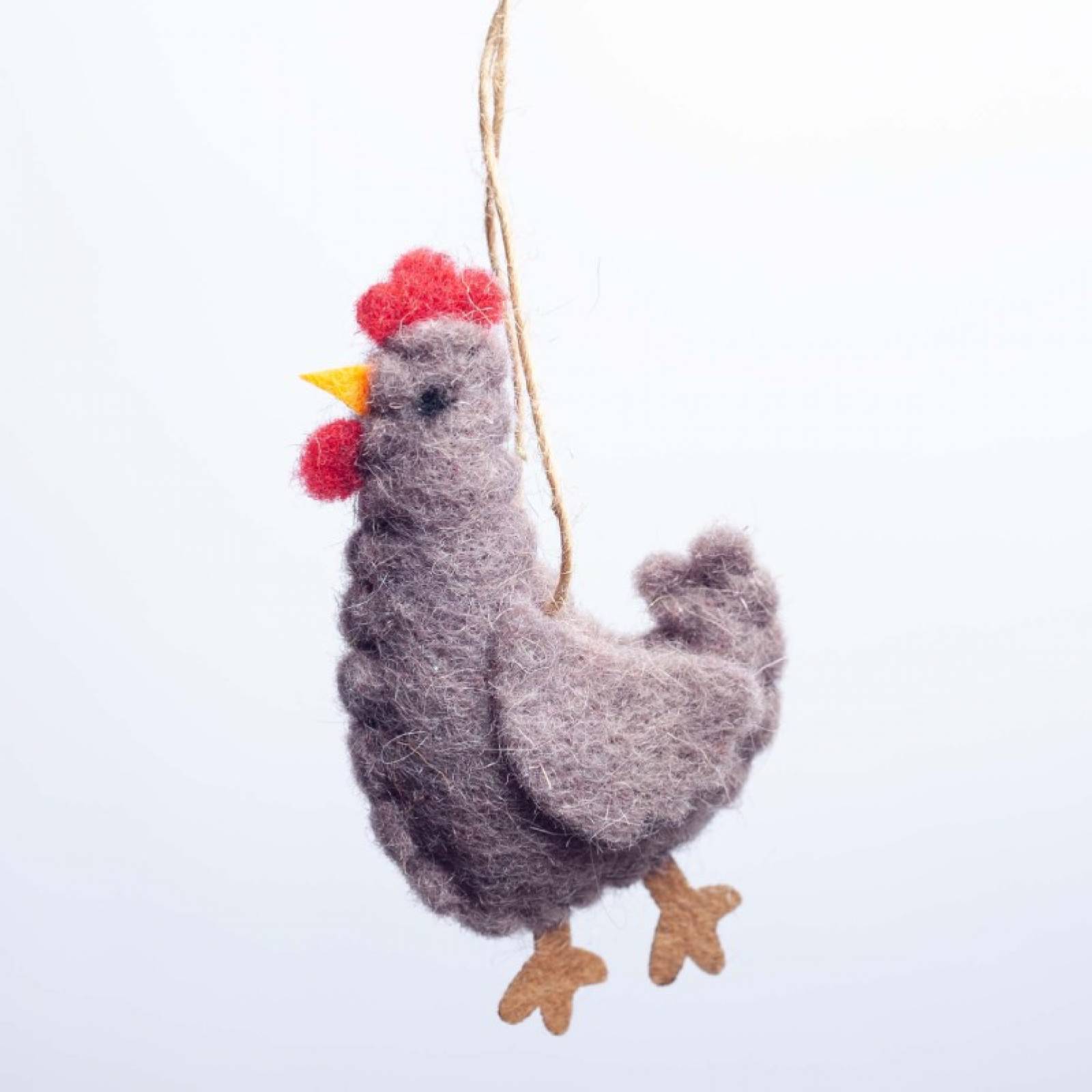 Felt Farm Animal Hanging Christmas Decoration thumbnails