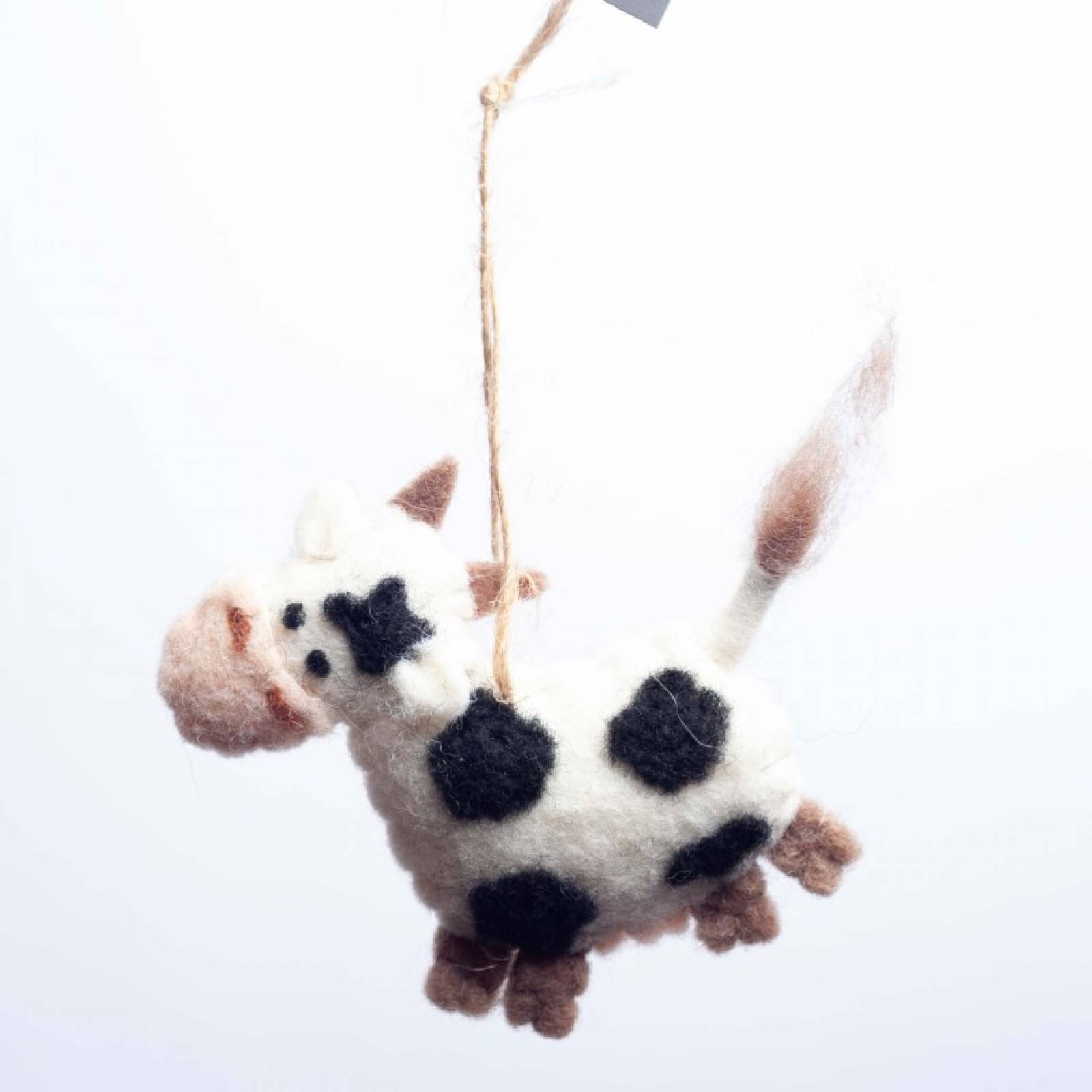 Felt Farm Animal Hanging Christmas Decoration