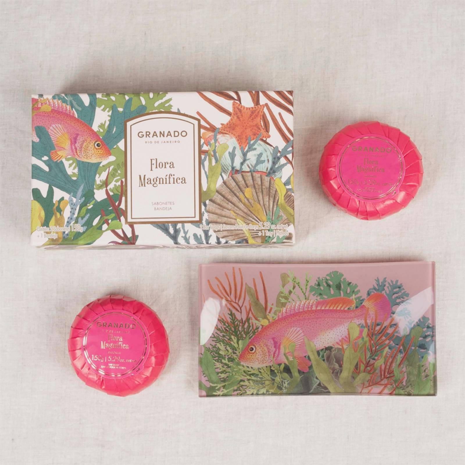 Flora Magnifica Soap Duo Gift Set By Granado thumbnails