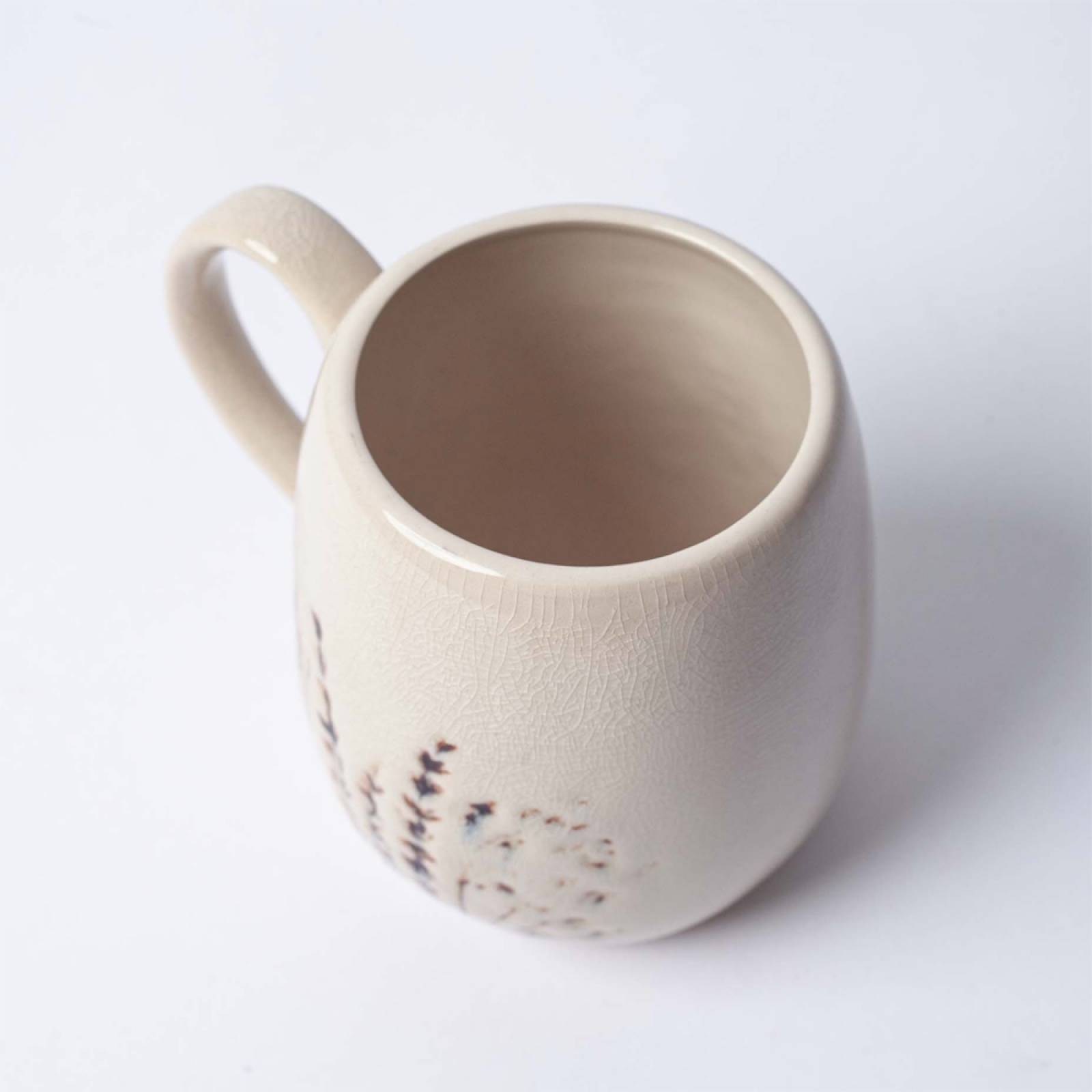 Floral Imprint Stoneware Mug thumbnails