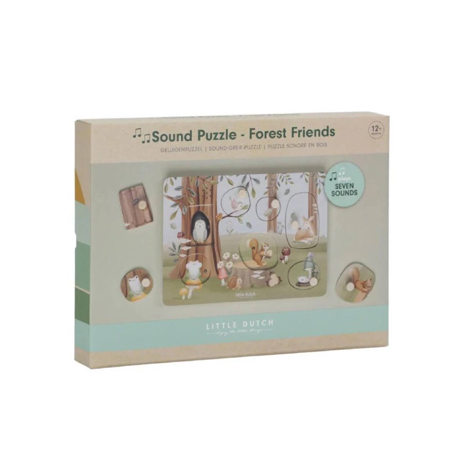 Forest Friends Wooden Sound Puzzle By Little Dutch 1+ thumbnails