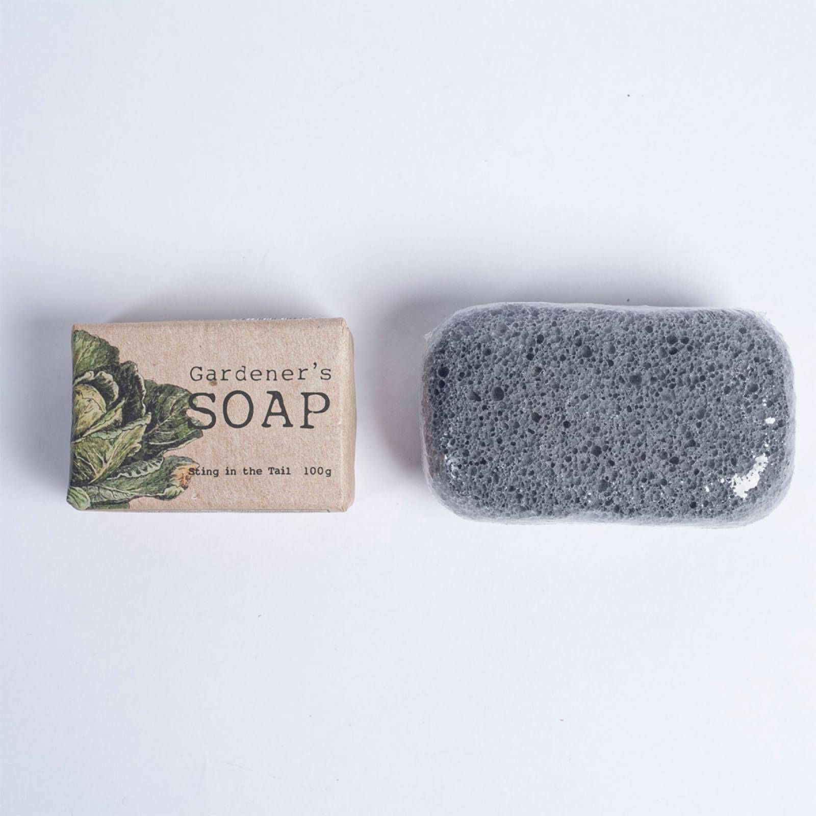 Gardener's Olive Soap And Pumice Stone Set