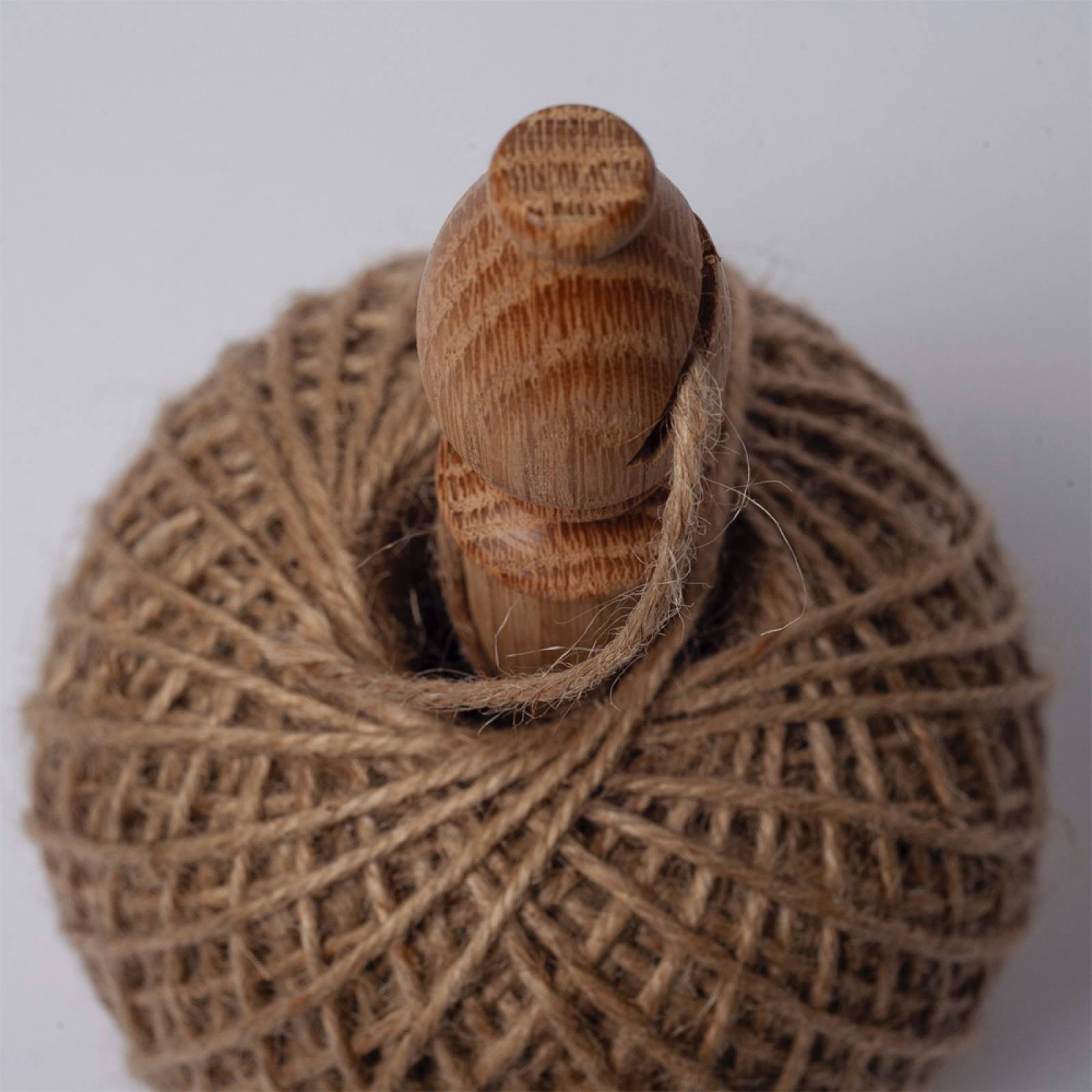 Hand-turned String With Natural Twine Tidy with Cutter thumbnails