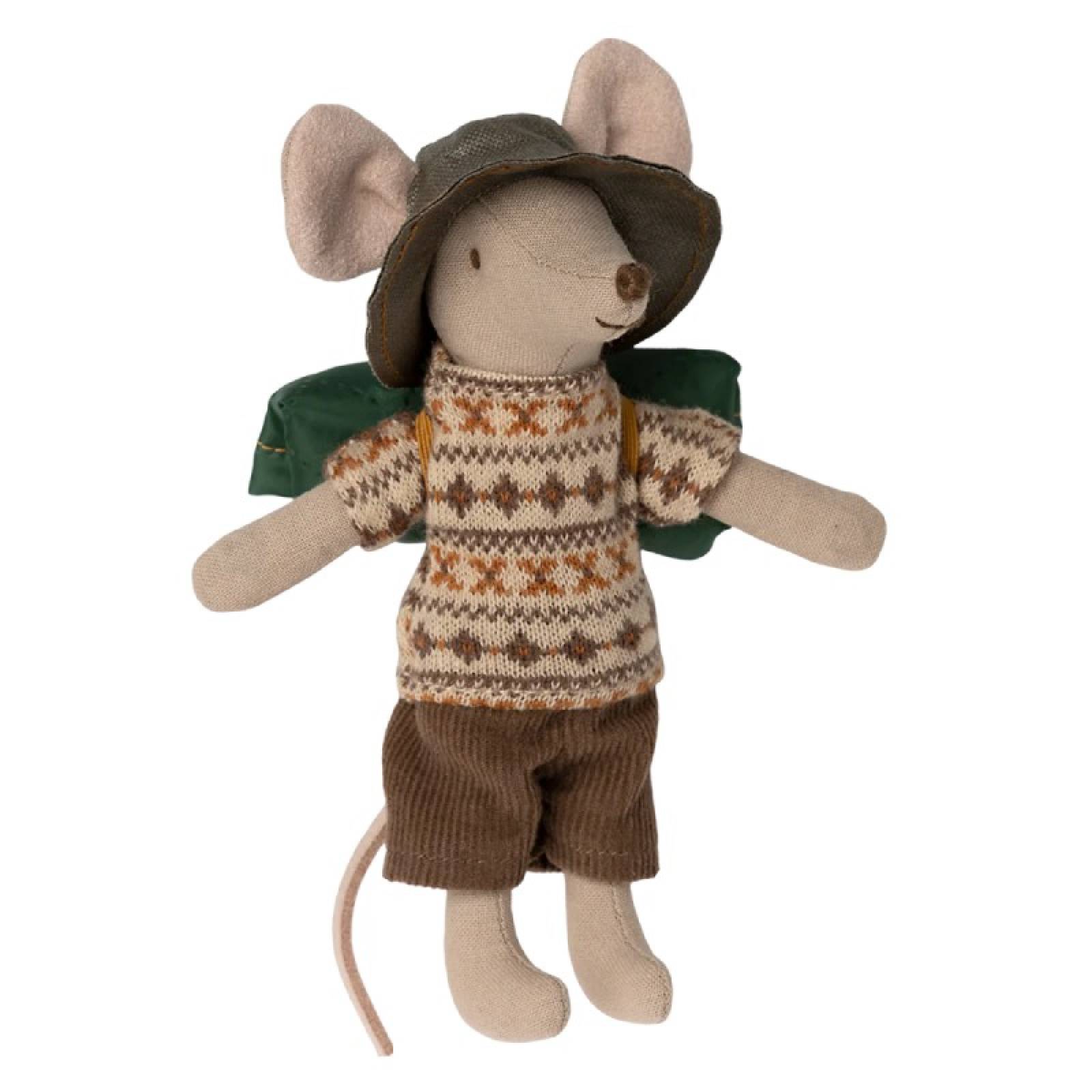 Hiker Mouse Big Brother Soft Toy By Maileg 3+