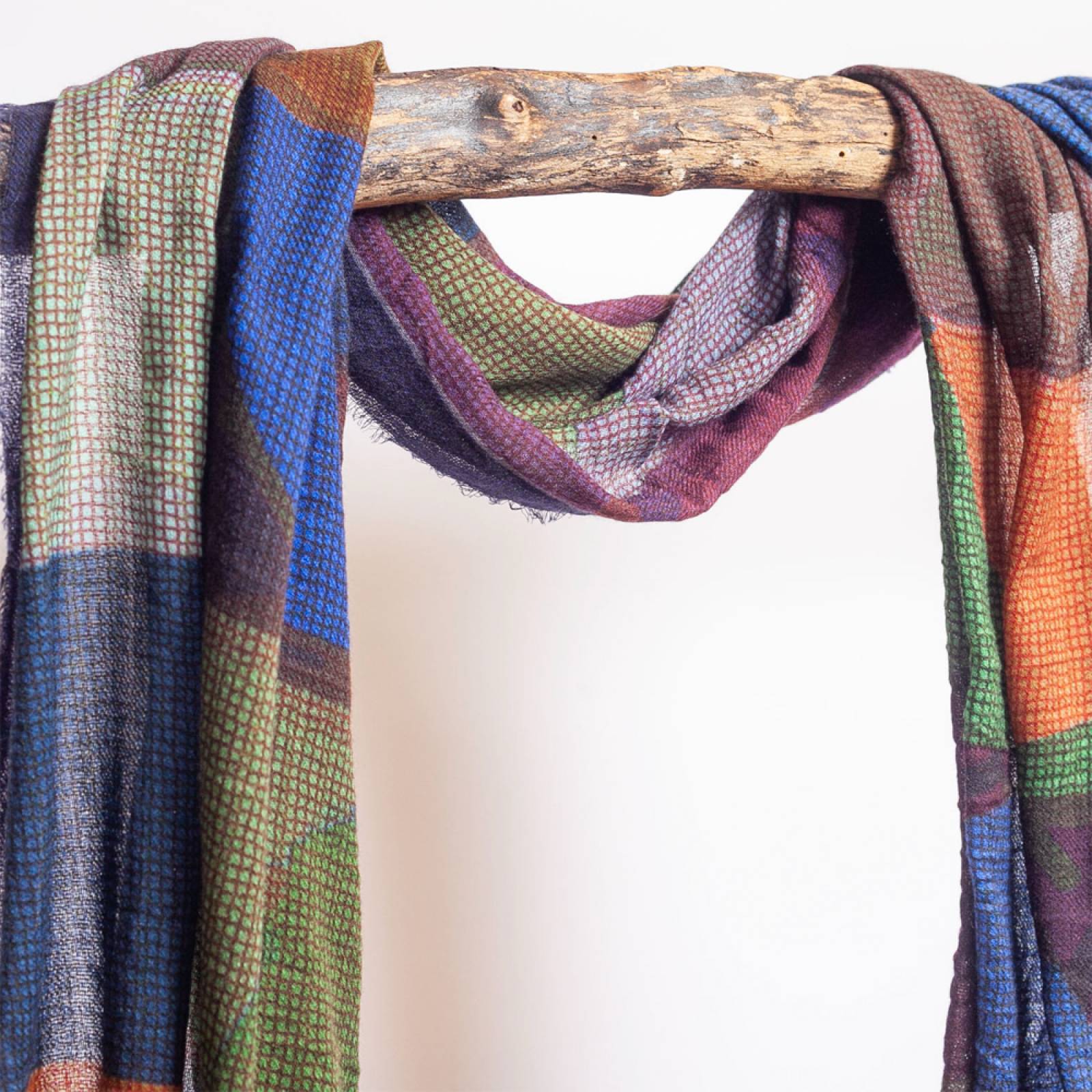 Hoxton Wool & Modal Scarf By Jo Edwards thumbnails