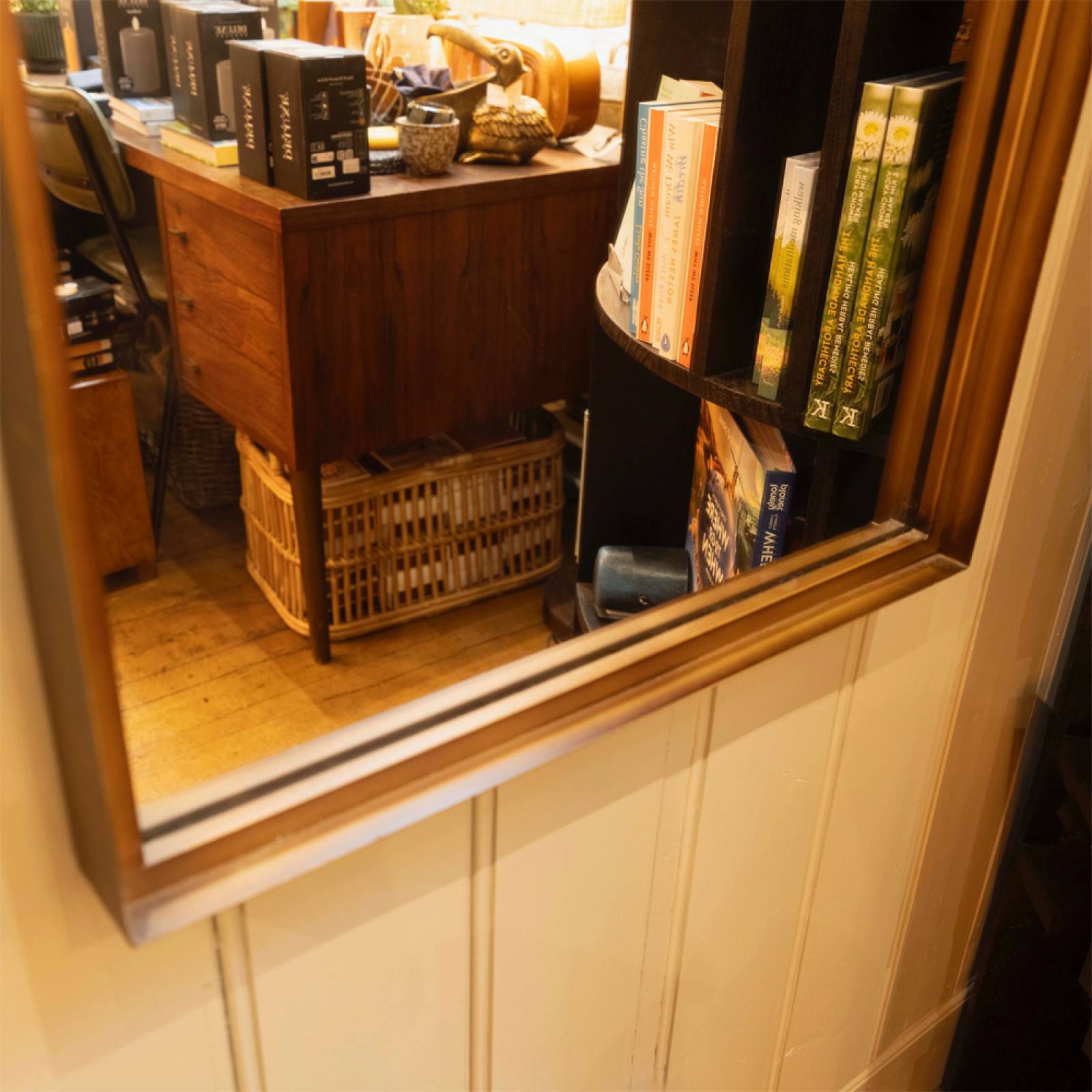 Hutton Tall Arched Leaner Mirror In Bronze thumbnails