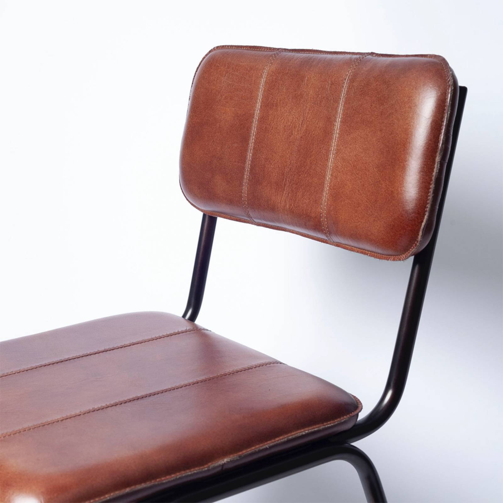 Ukari Dining Chair In Chocolate Leather thumbnails