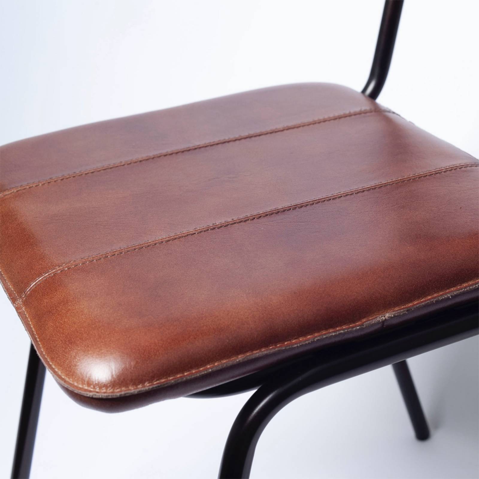 Ukari Dining Chair In Chocolate Leather thumbnails